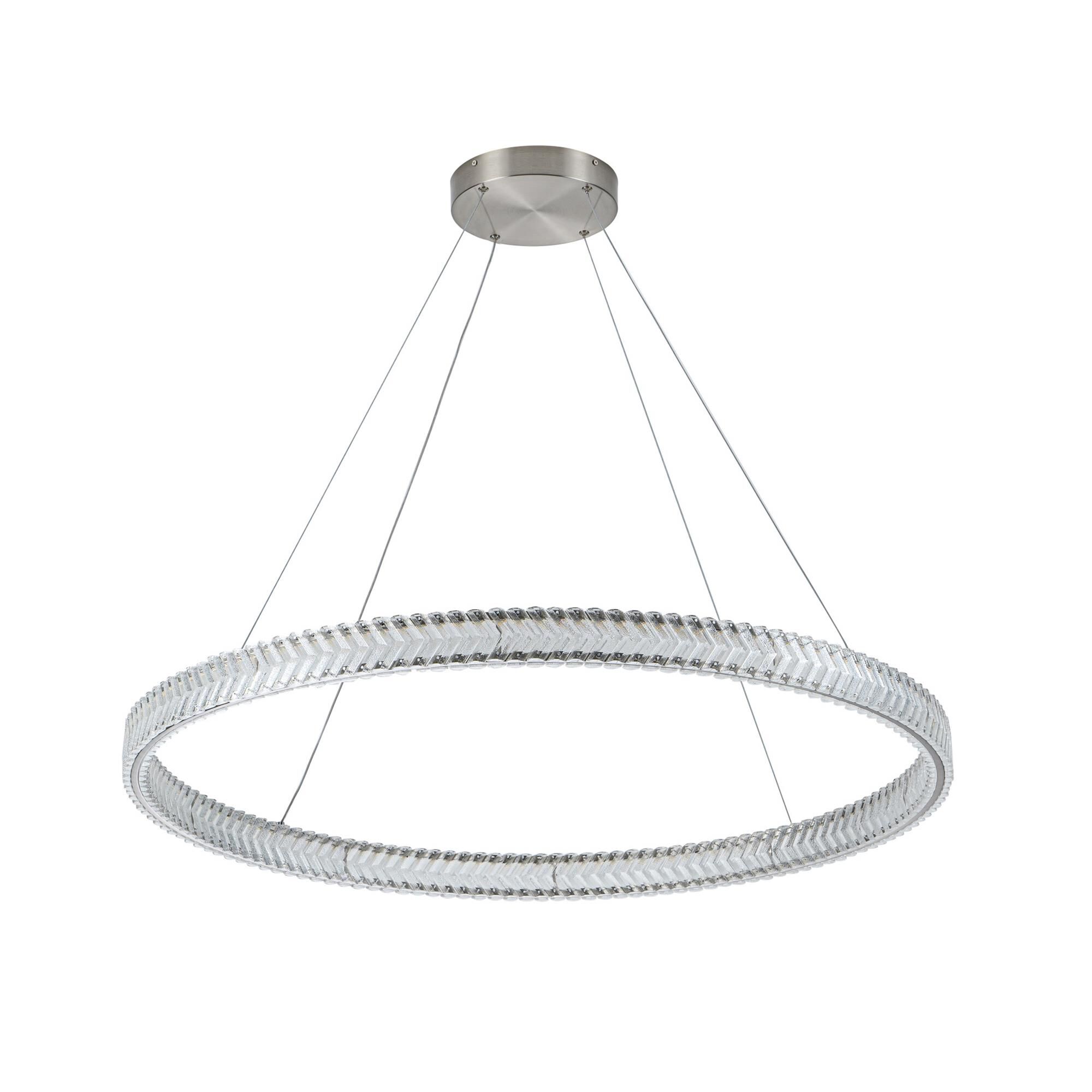 Chevron 39 Inch Chandelier by Artcraft