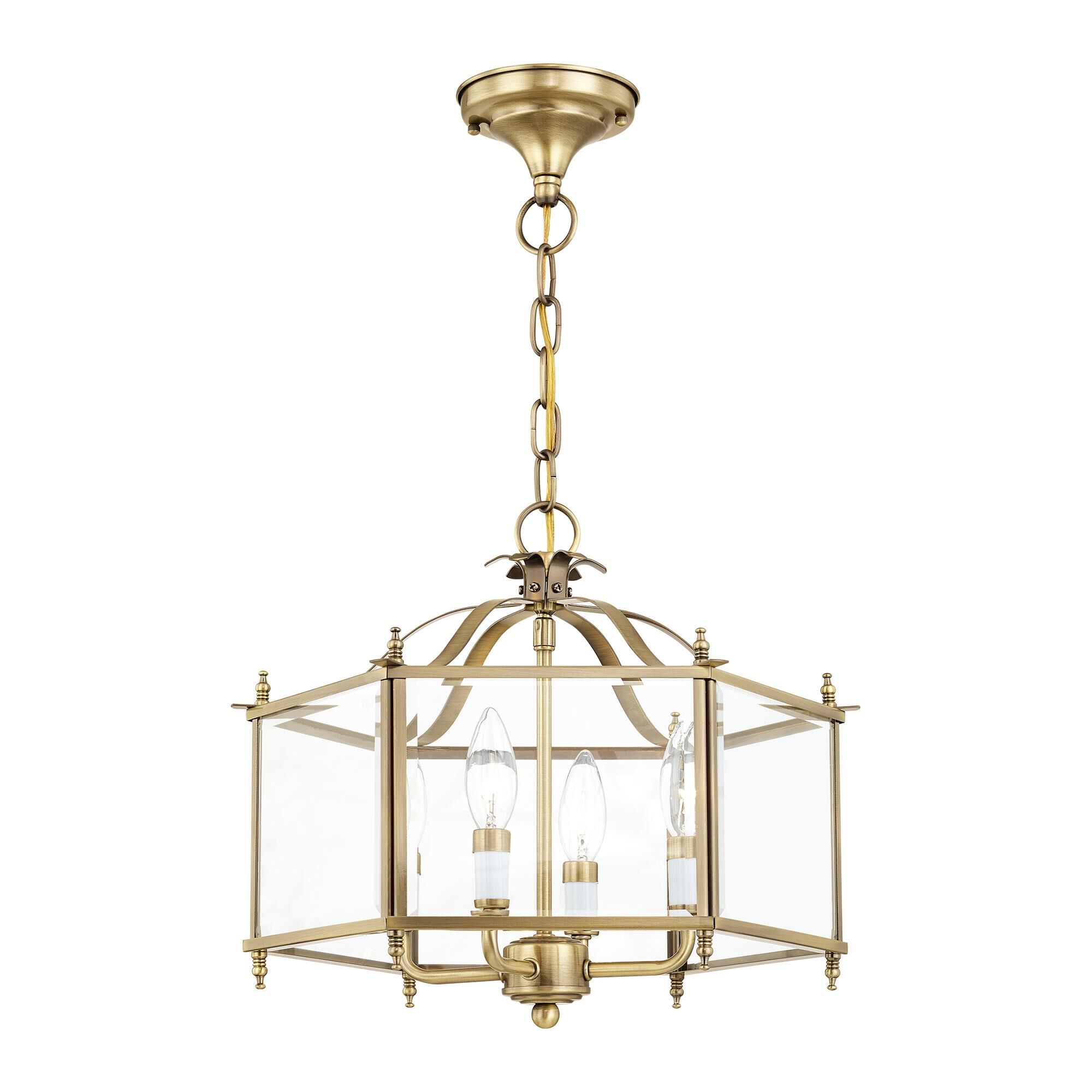 Shown in Antique Brass finish