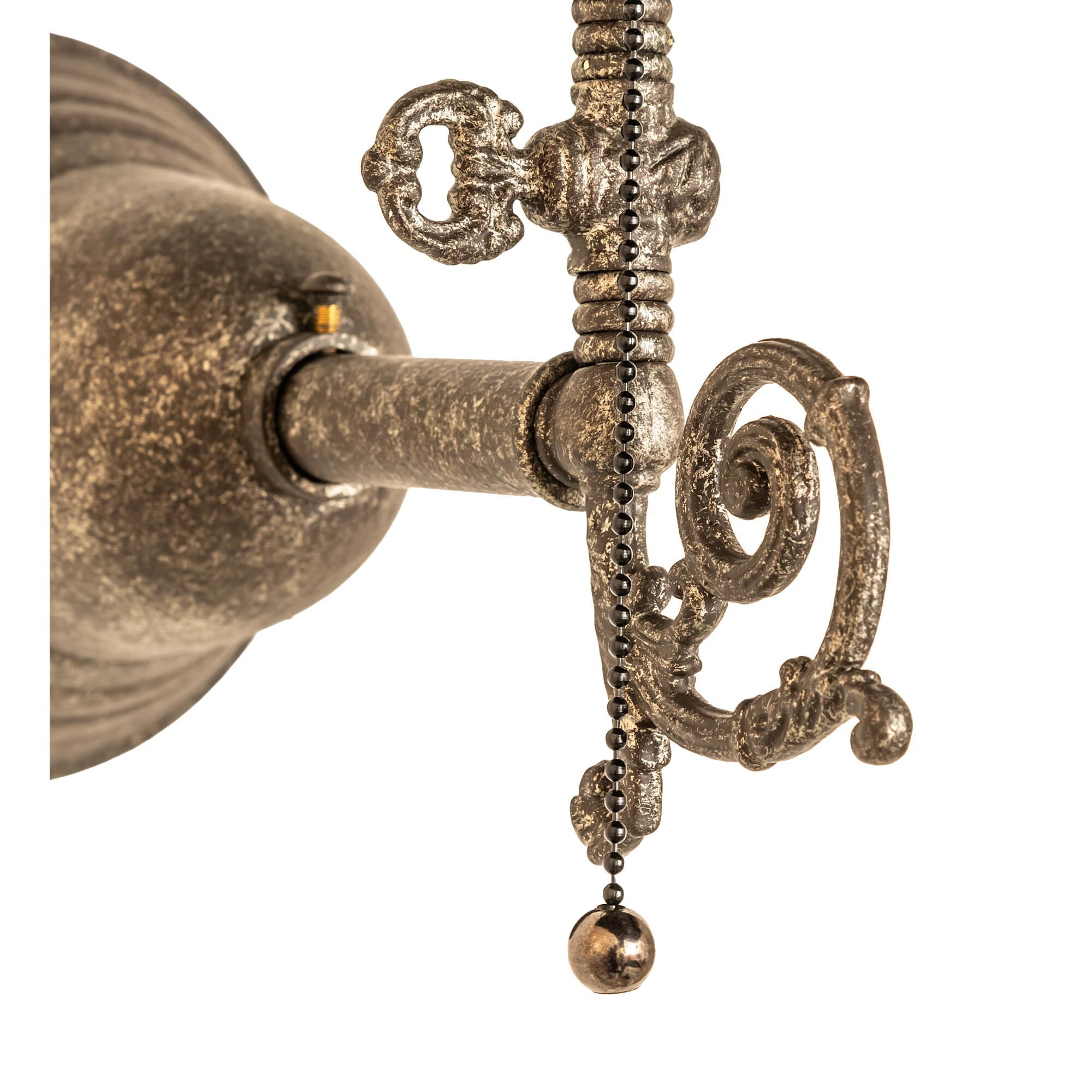 Shown in Pewter Finish finish and Frosted Clear  Or Acrylic glass