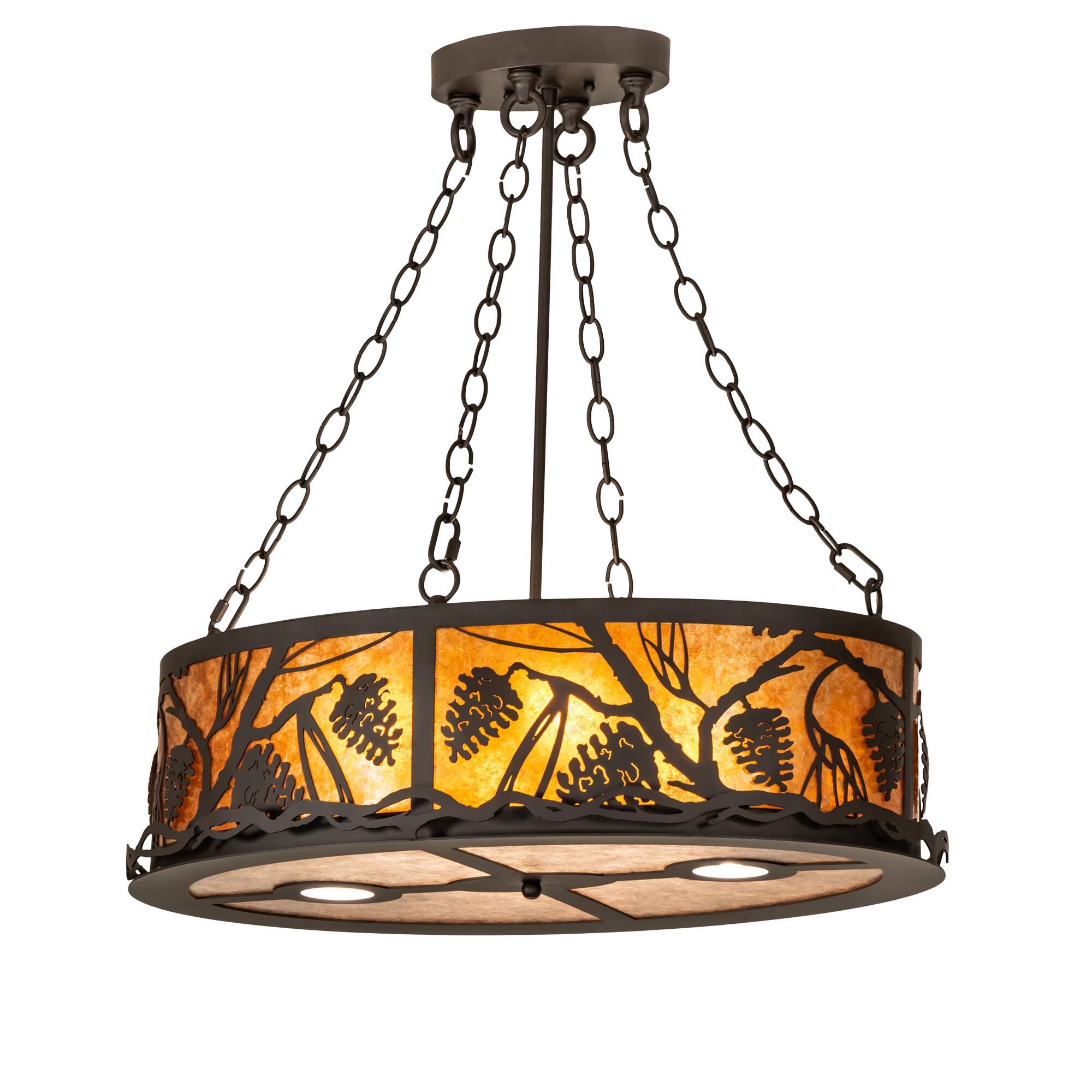 Pinecone 26 Inch Large Pendant by Meyda Lighting