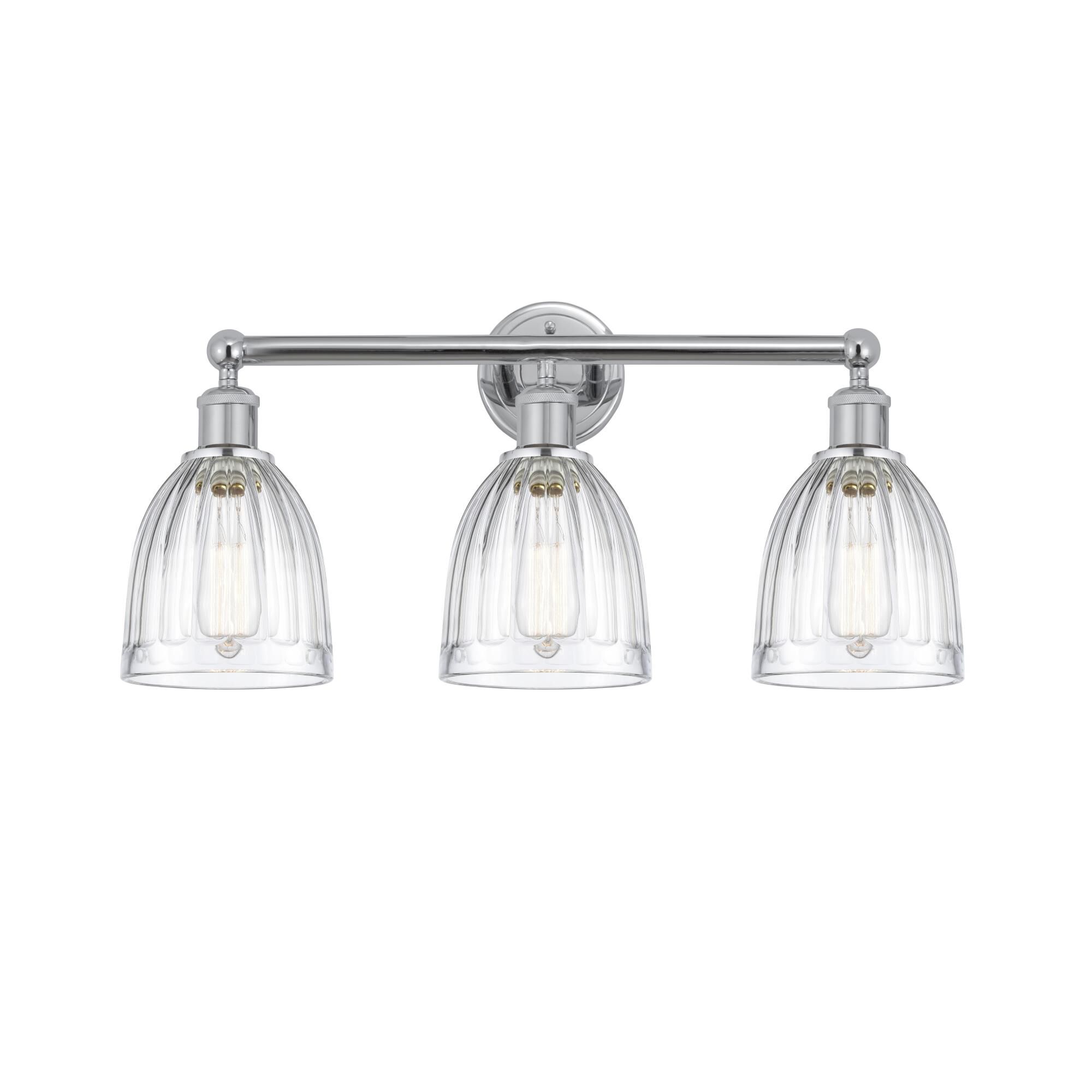 Shown in Polished Chrome, Clear finish and Clear glass and Clear Glass shade