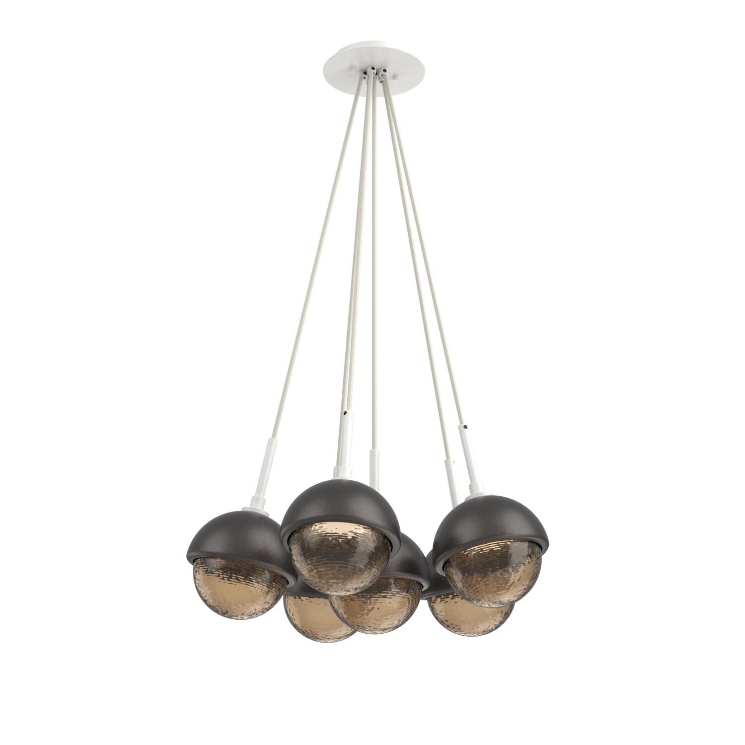 Levi Wilson Cabochon 19 Inch Multi Pendant Light by Hammerton Studio
