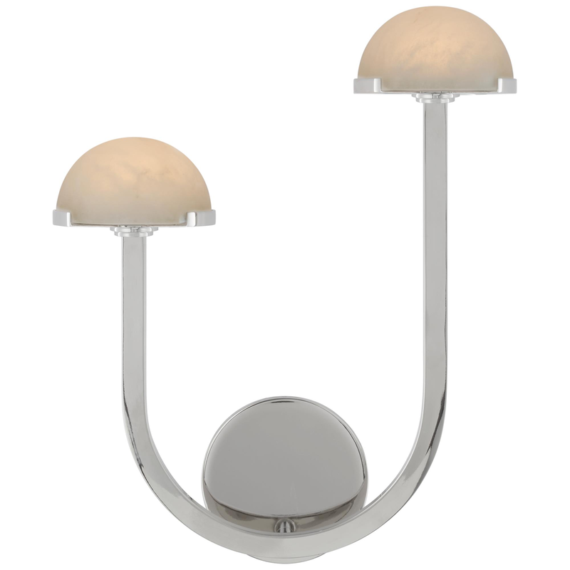 Visual Comfort Signature Collection Kelly Wearstler Pedra 15 Inch LED Wall Sconce