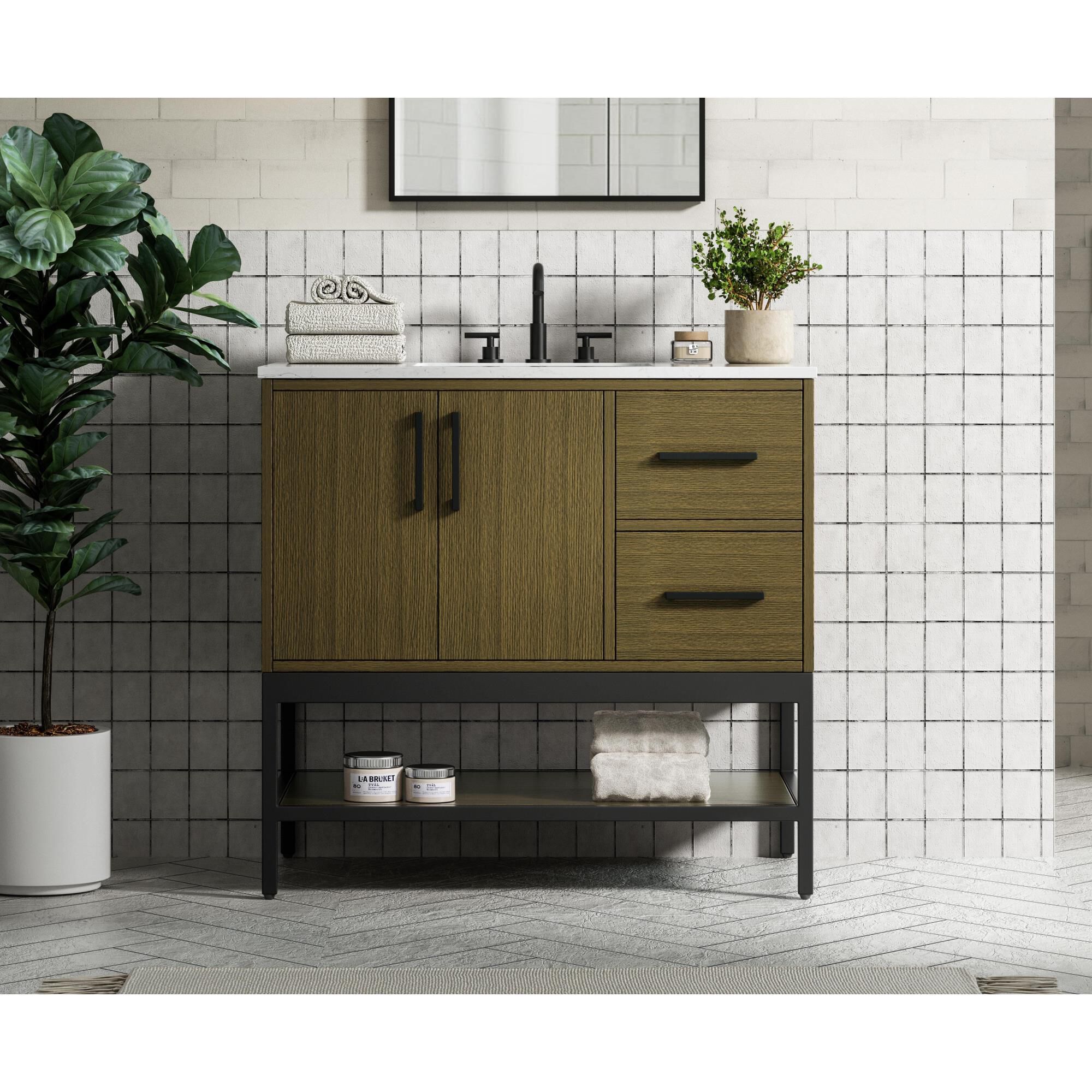 Lennox 0 Inch Bath Vanity by Elegant Dcor