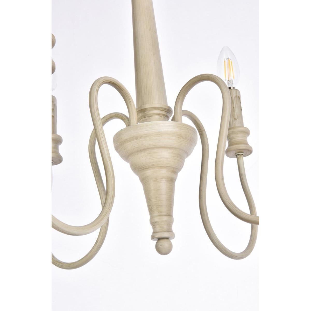 Flynx 17 Inch 4 Light Mini Chandelier by Elegant Lighting