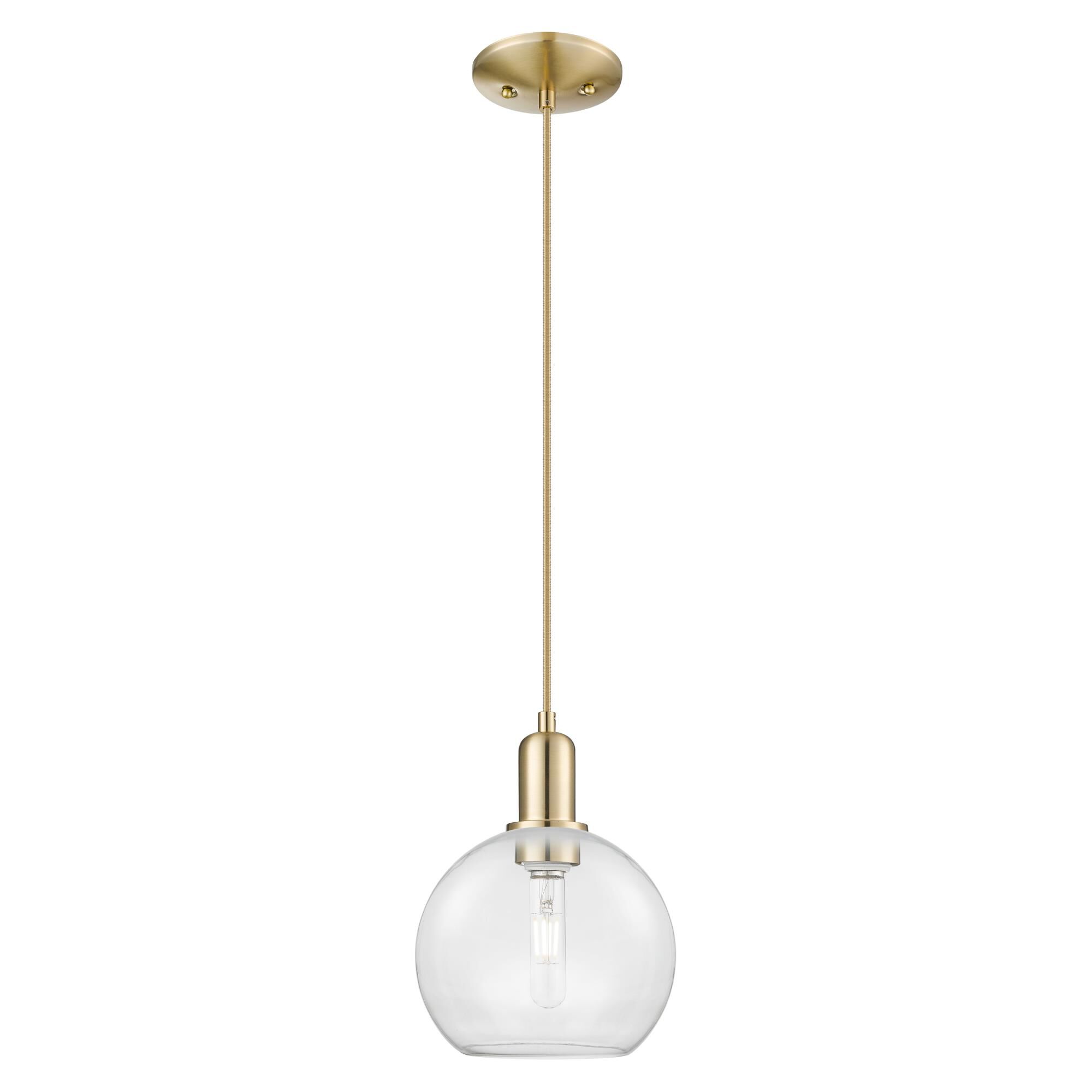 Shown in Champagne Bronze finish and Clear glass