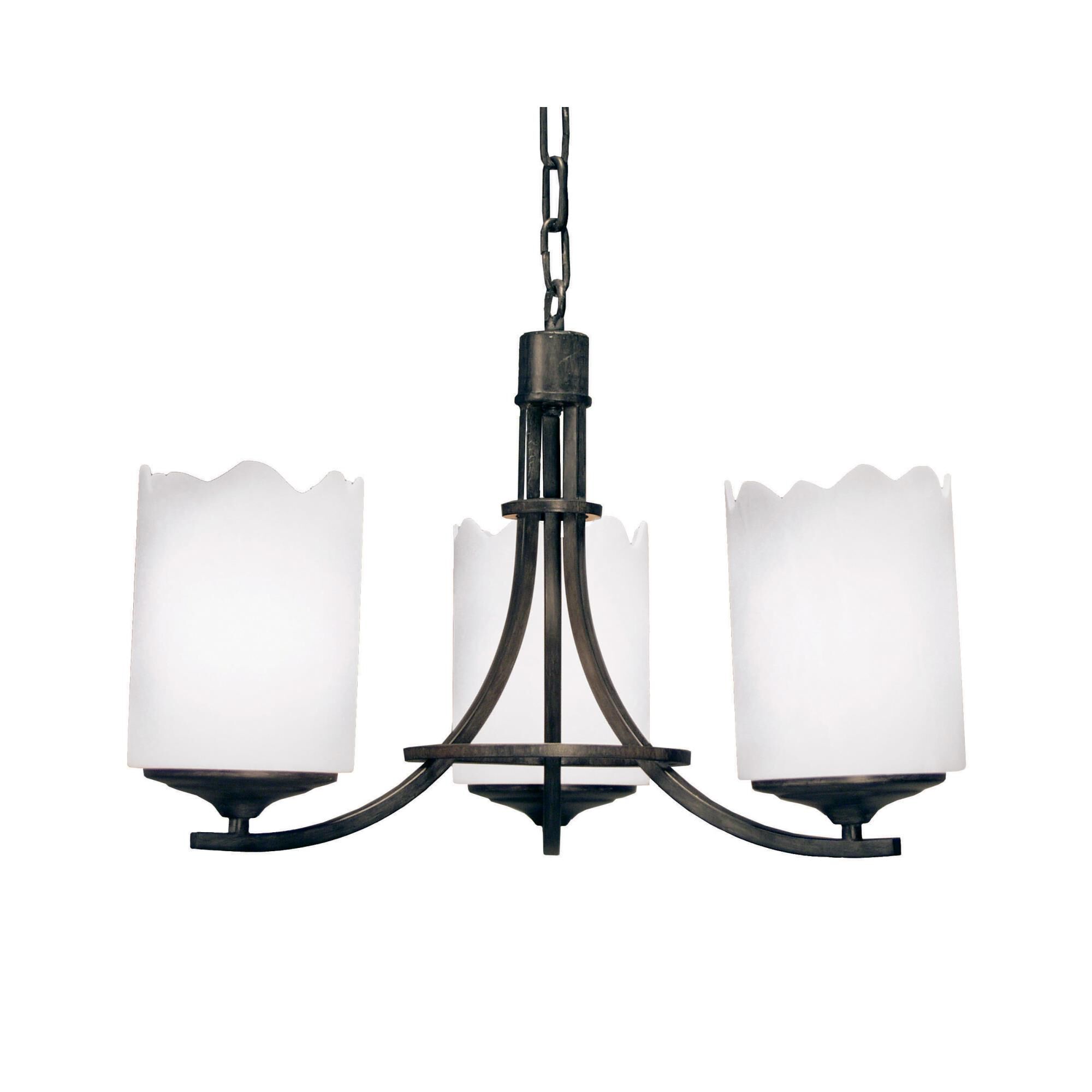 Octavia 20 Inch 3 Light Mini Chandelier by Meyda Lighting