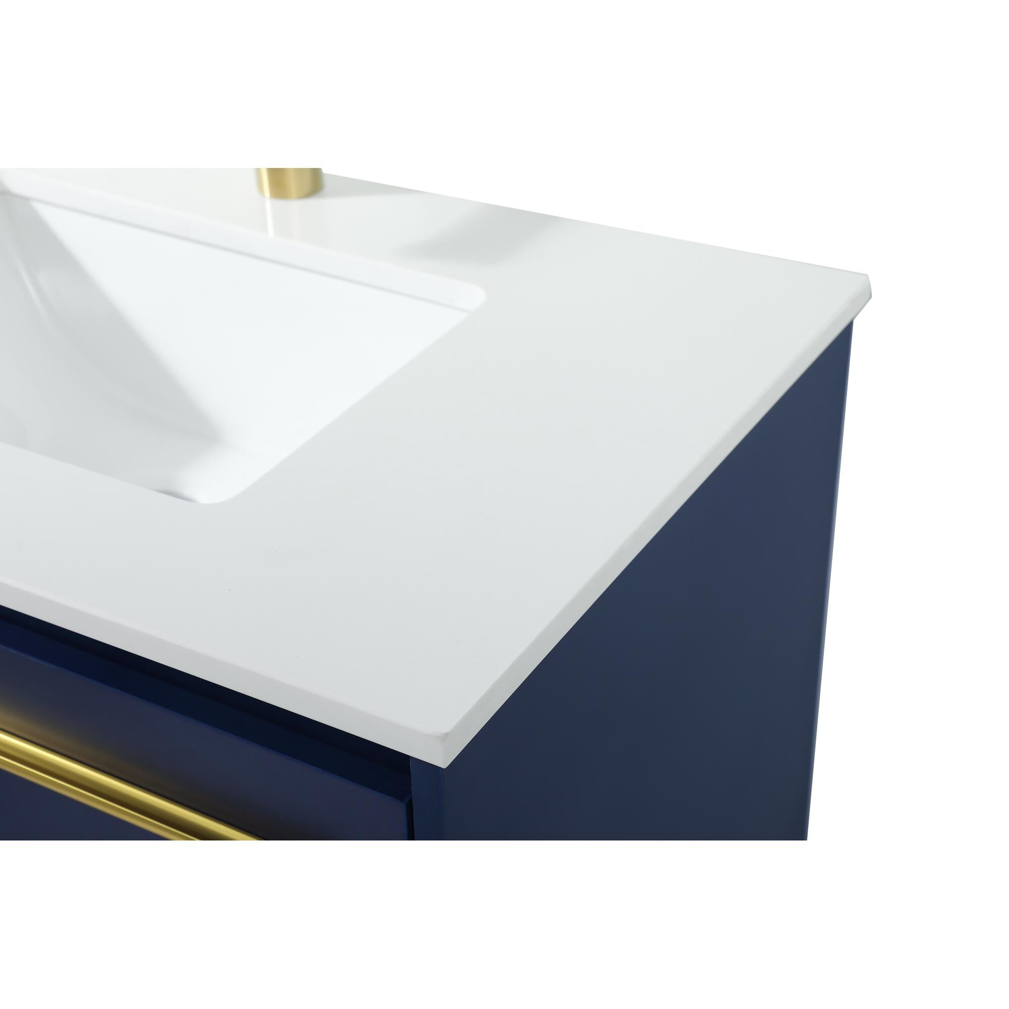 Shown in Blue finish