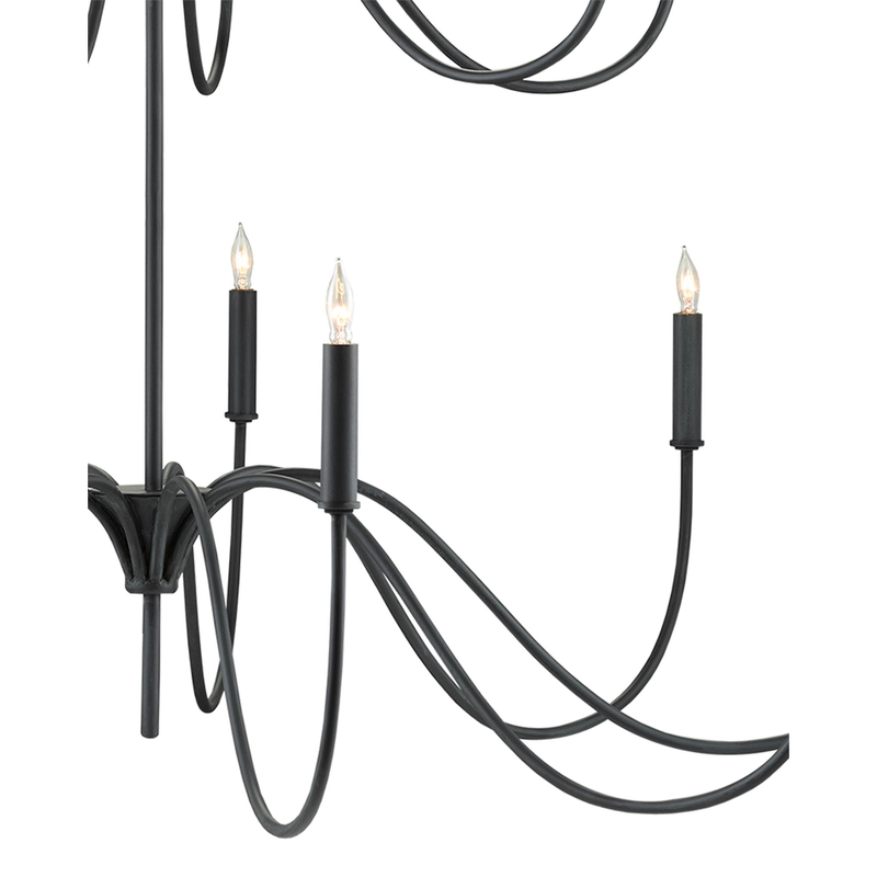 Tirrell Large Chandelier by Currey & Company