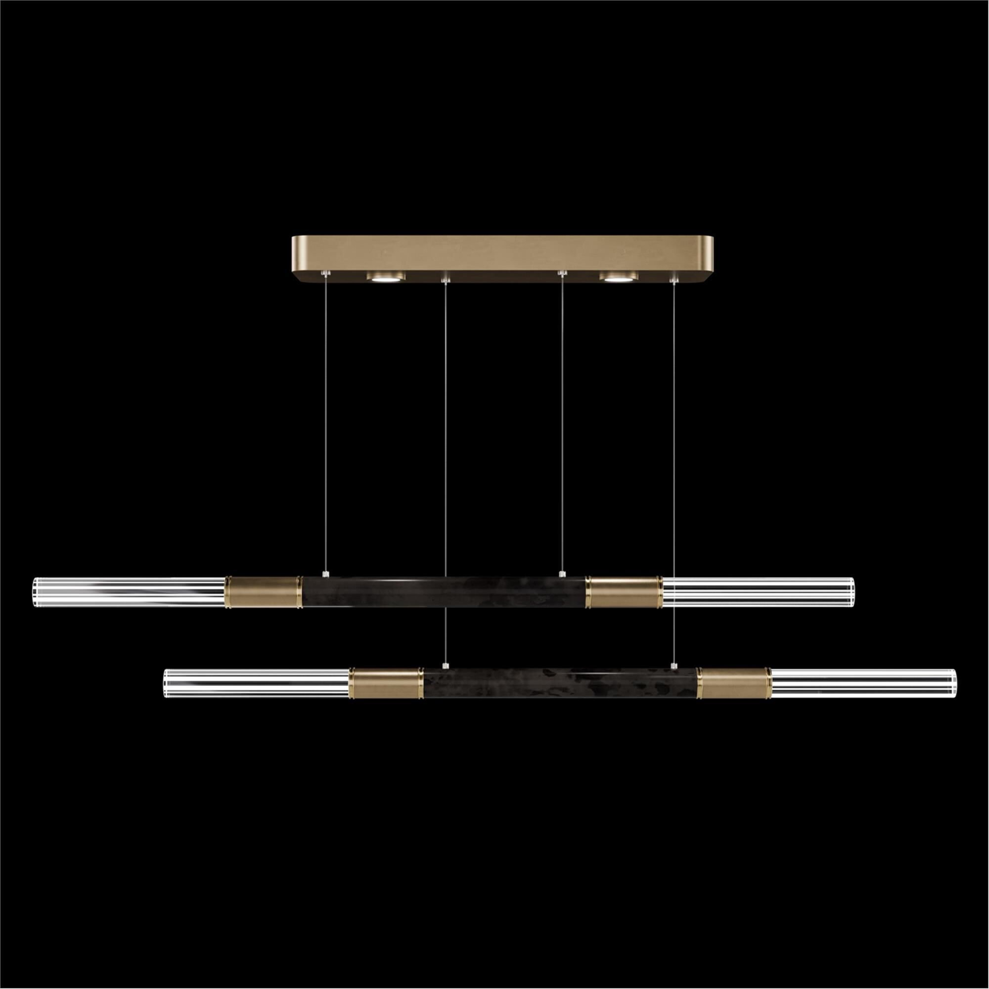 Antonia 71 Inch Linear Suspension Light by Fine Art Handcrafted Lighting