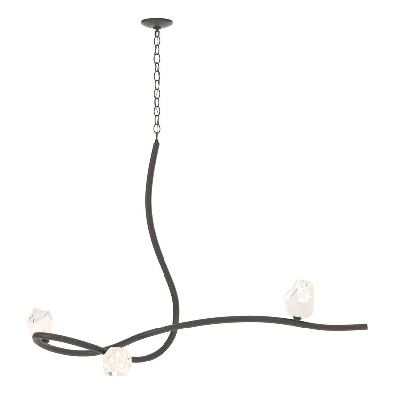 Glacier 22 Inch 3 Light Multi Light Pendant by Hubbardton Forge