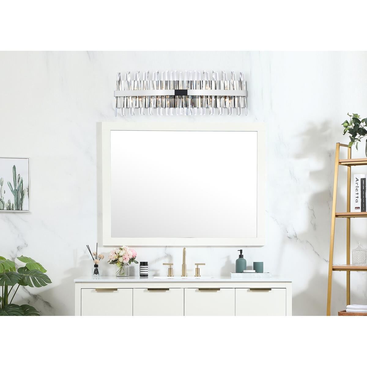 Serephina 36 Inch 10 Light Bath Vanity Light by Elegant Lighting