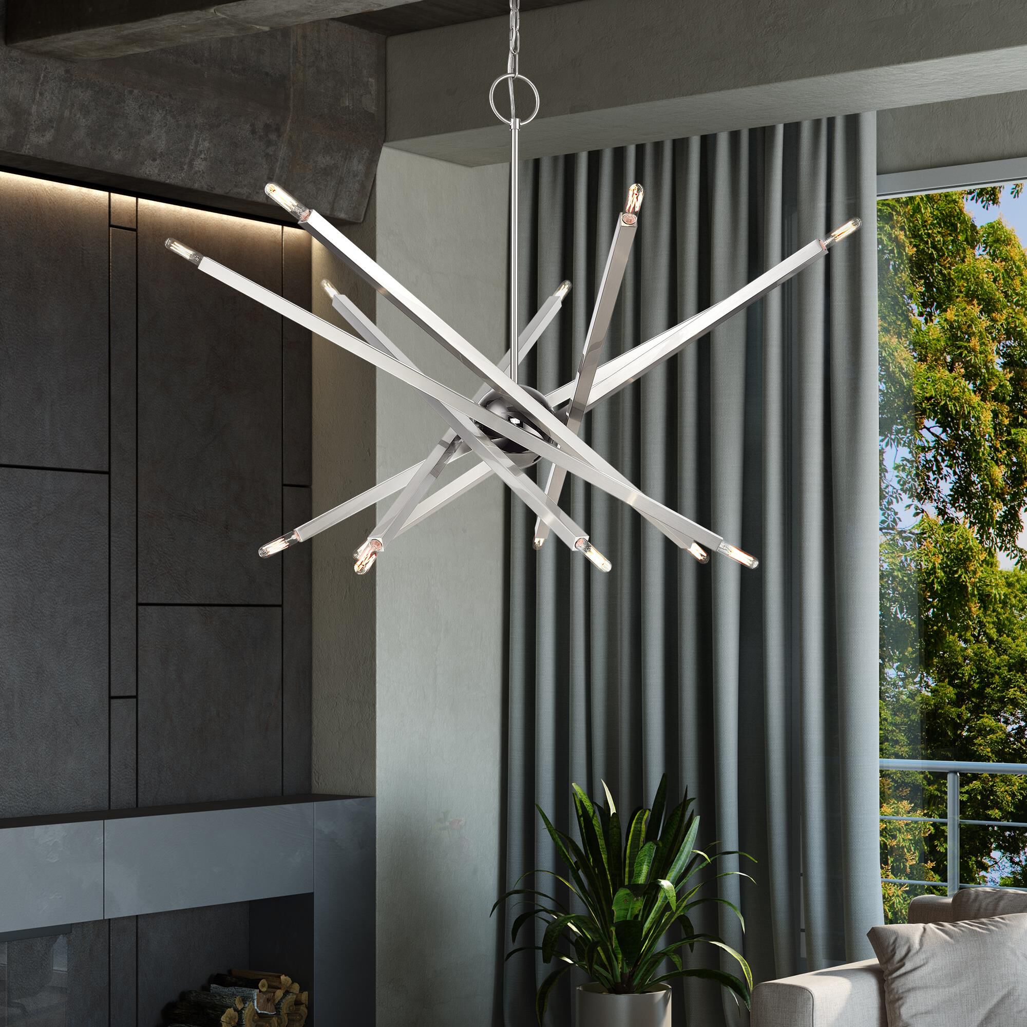 Shown in Brushed Nickel finish