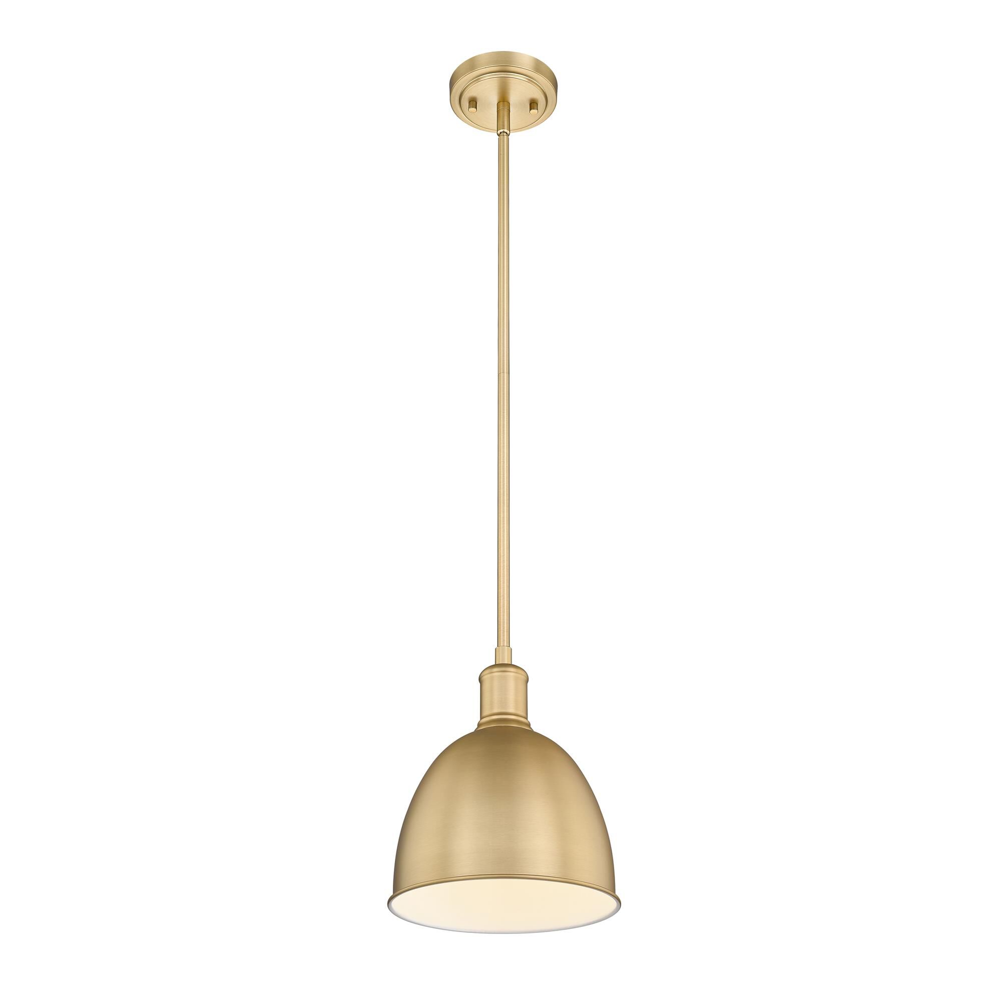 Shown in Classic Brass finish and Classic Brass shade