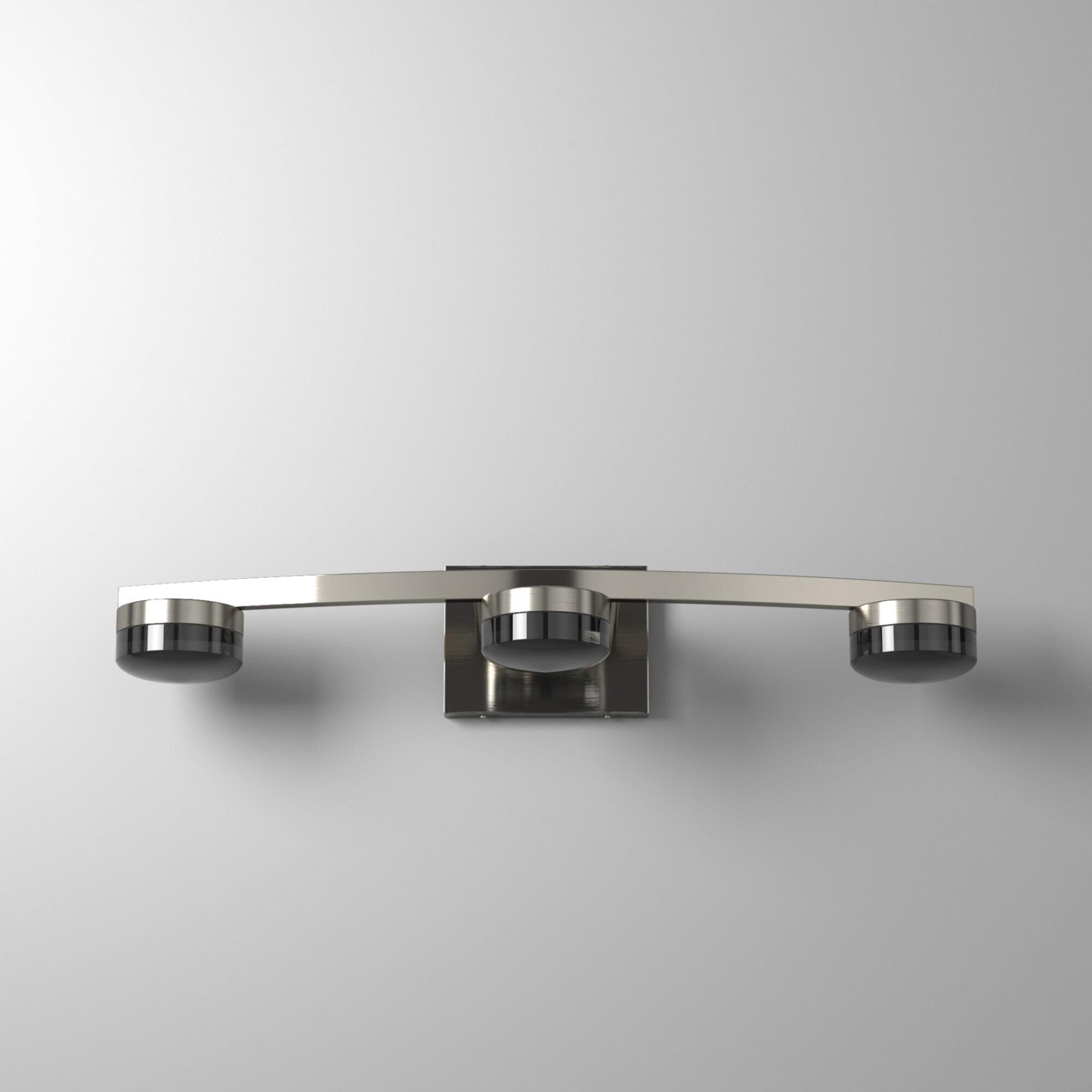 Shown in Brushed Nickel finish and Opal Artisan glass