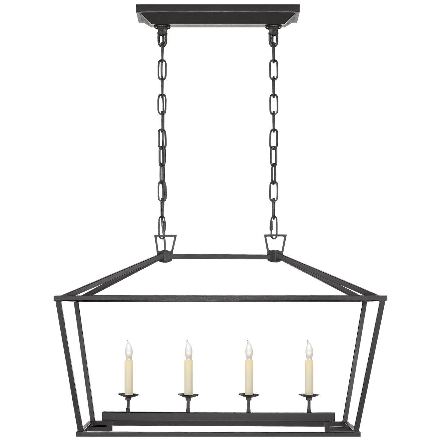 Chapman & Myers Darlana 30 Inch 4 Light Linear Suspension Light by Visual Comfort Signature Collection