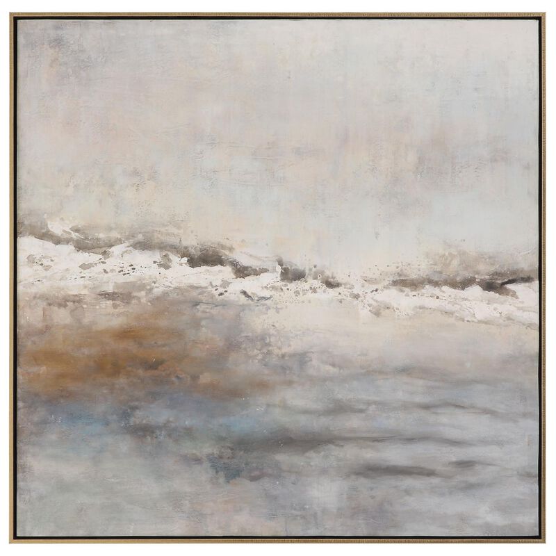 Uttermost Storm Clouds Abstract Hand Painted Art Painting by Uttermost