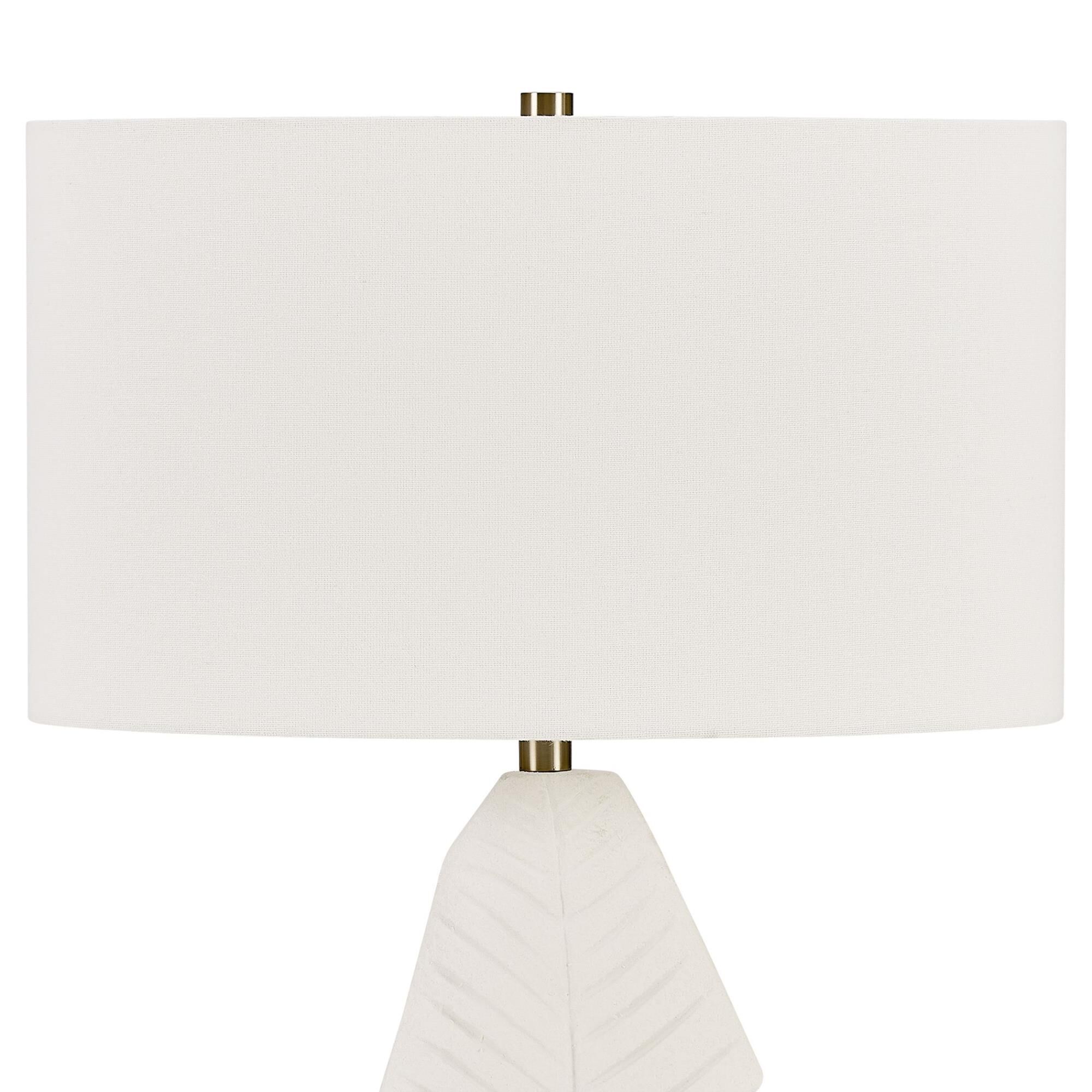 Shown in White finish and Oval with Liner shade