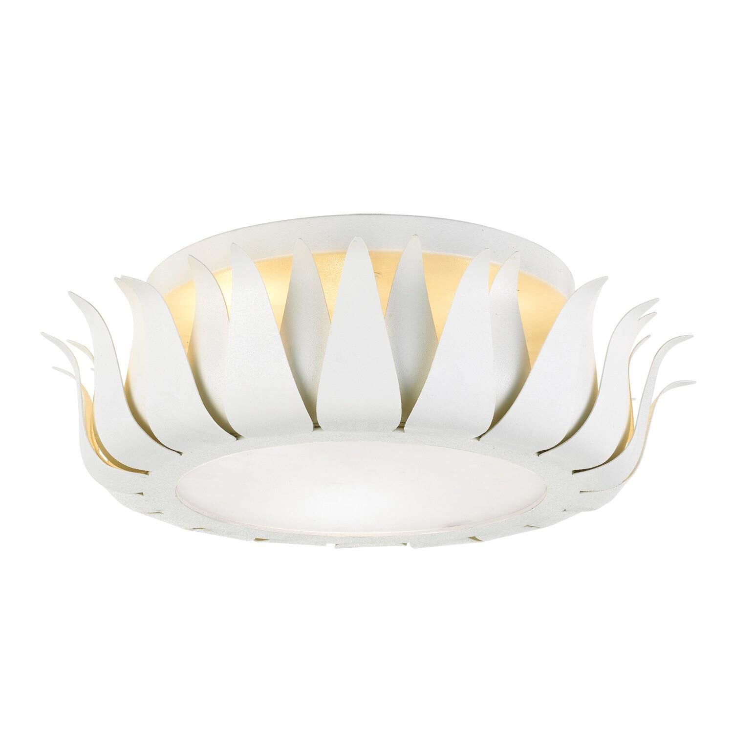 Broche 16 Inch 3 Light Semi Flush Mount by Crystorama