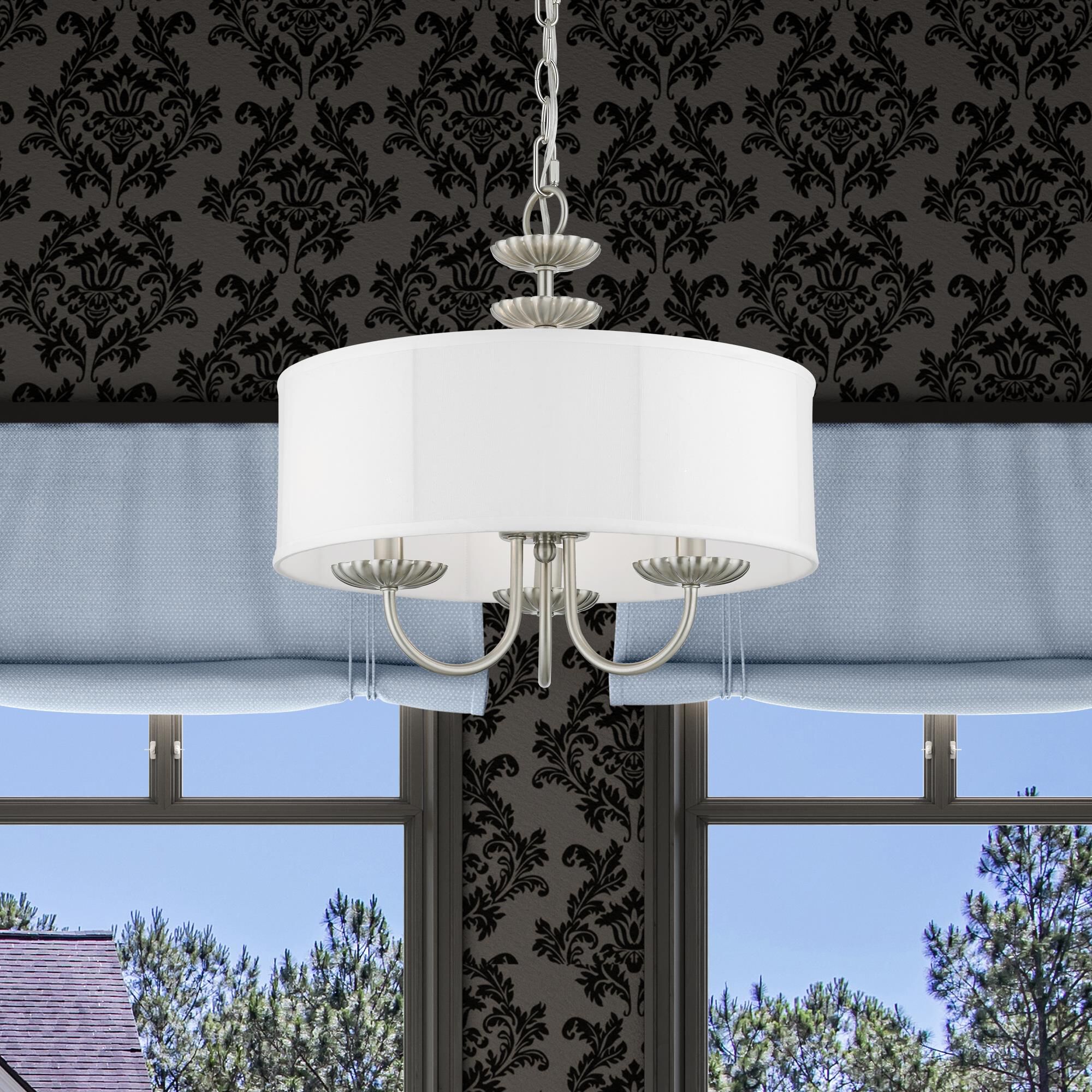 Brookdale 3 Light Mini Chandelier by Livex Lighting