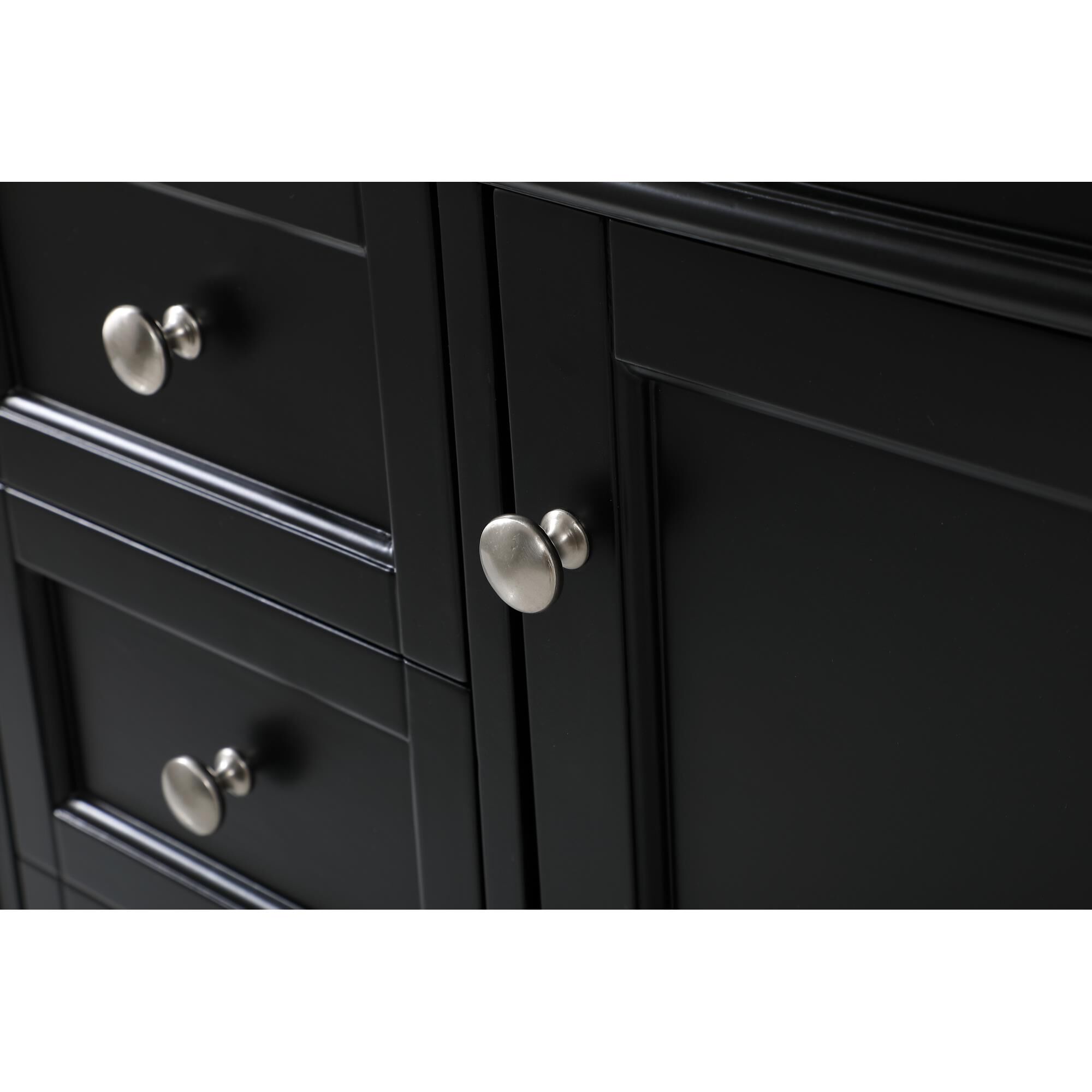 Shown in Black finish