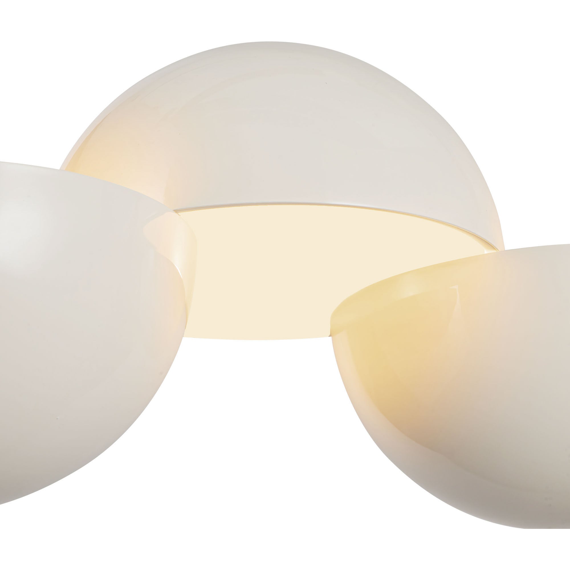 Shown in Pearl White finish and Steel shade