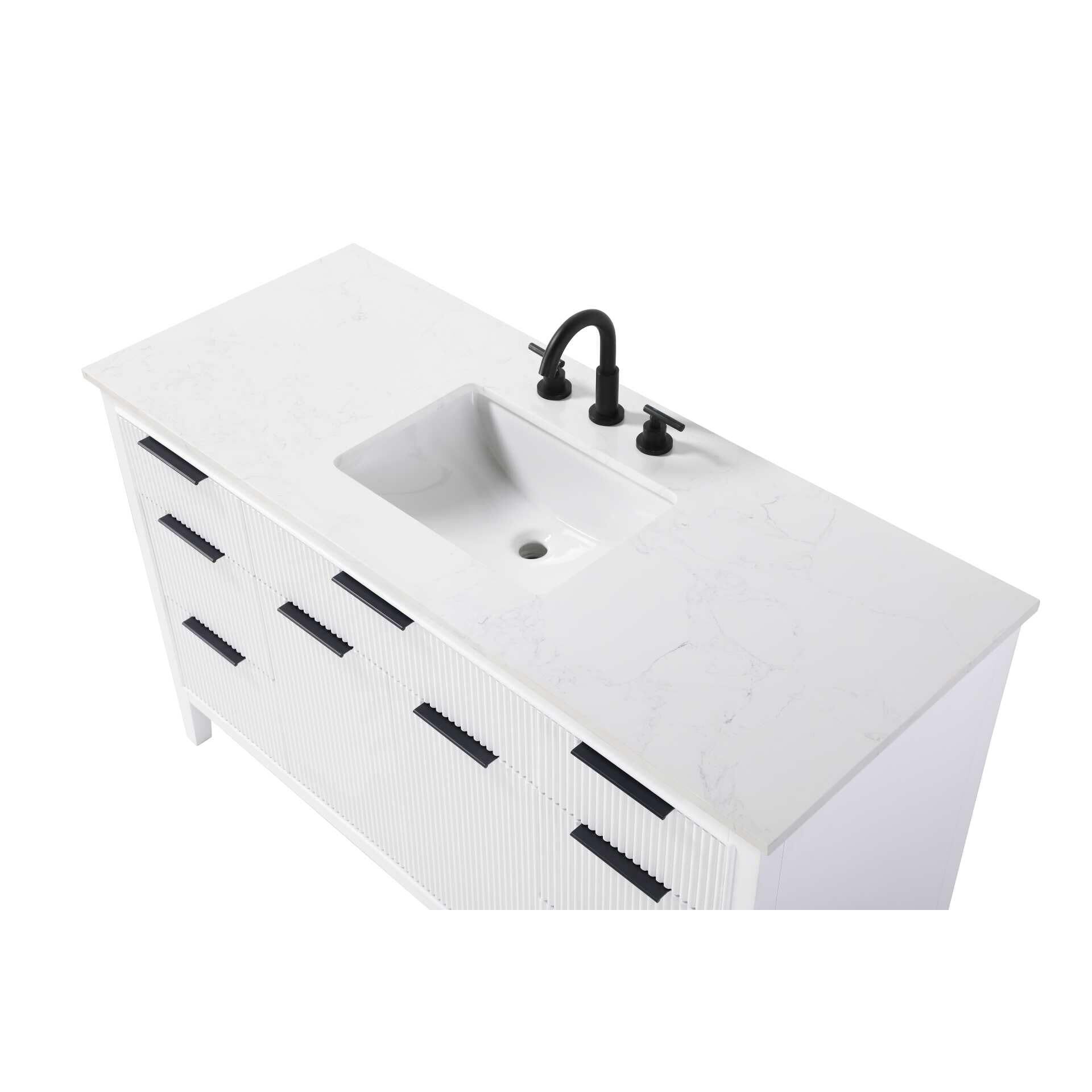 Langston 54 Inch Bath Vanity by Elegant Decor