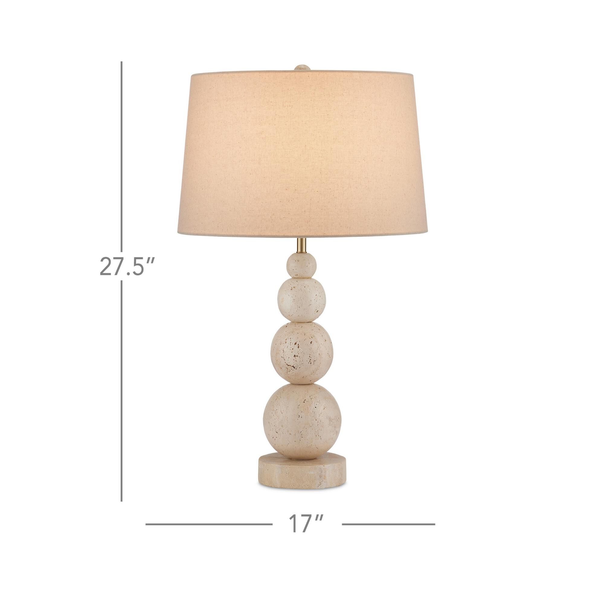 Shown in Natural finish and Flax Linen shade