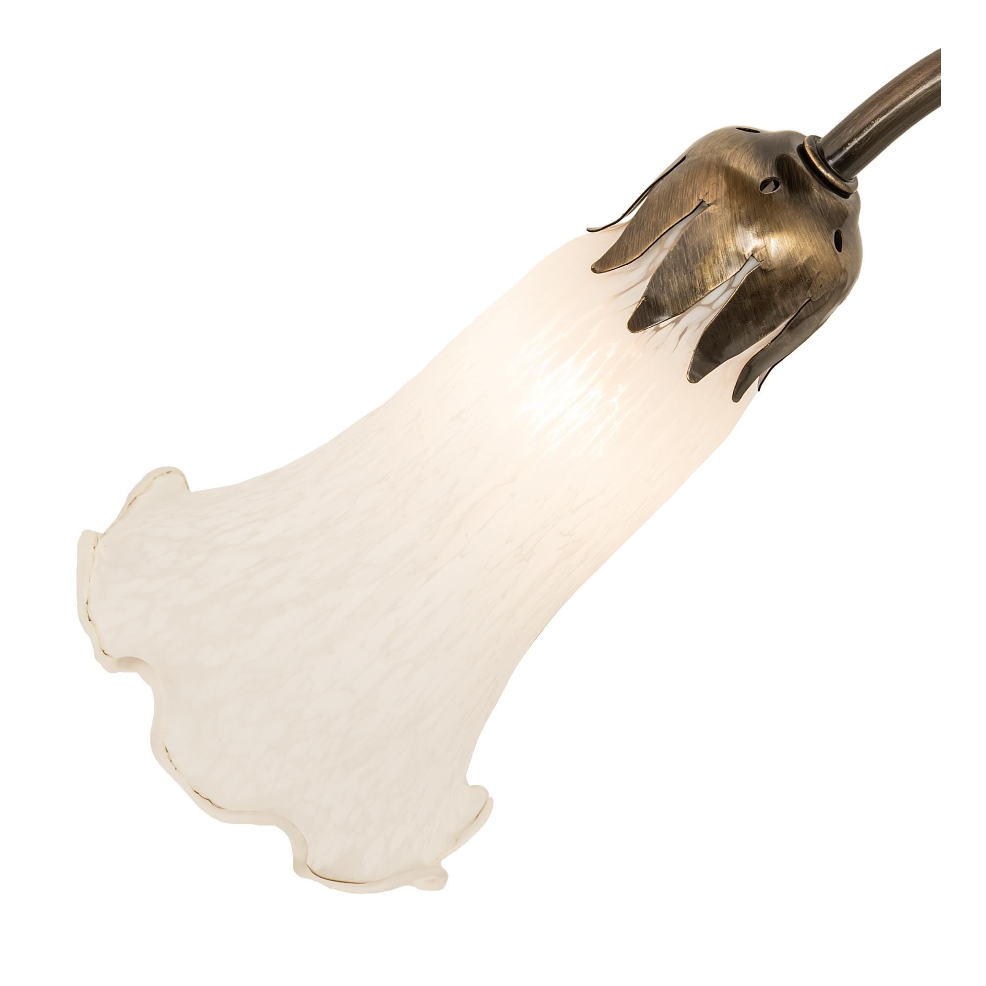 White 15 Inch Accent Lamp by Meyda Lighting