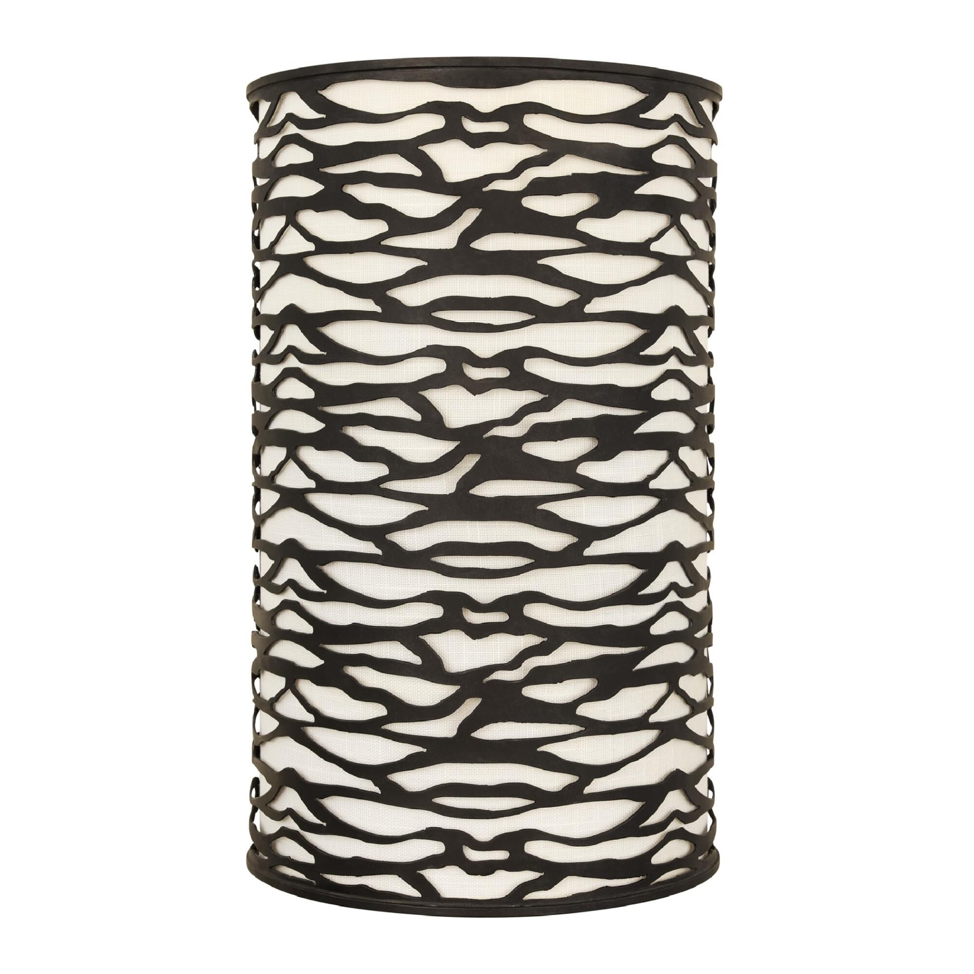 Shown in Carbon Black finish and Bone Linen shade