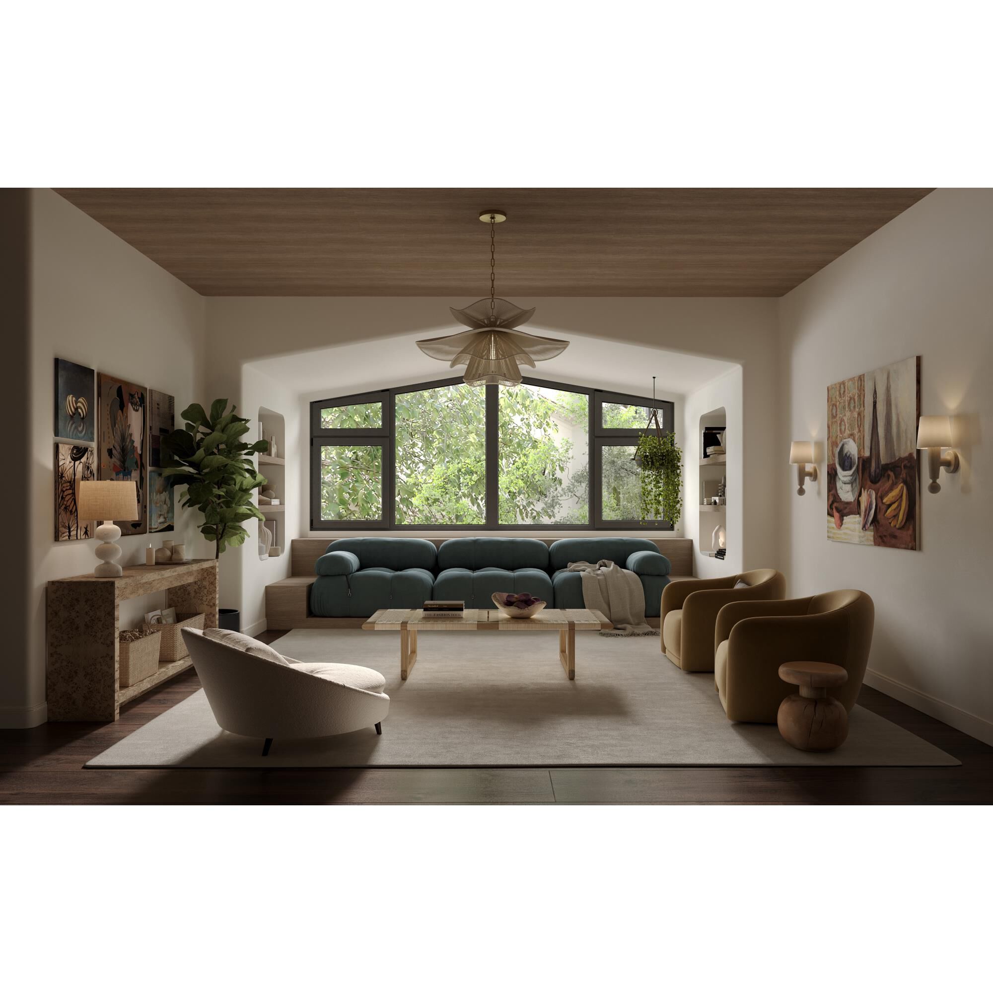 Amanda 34 Inch Chandelier by Mitzi