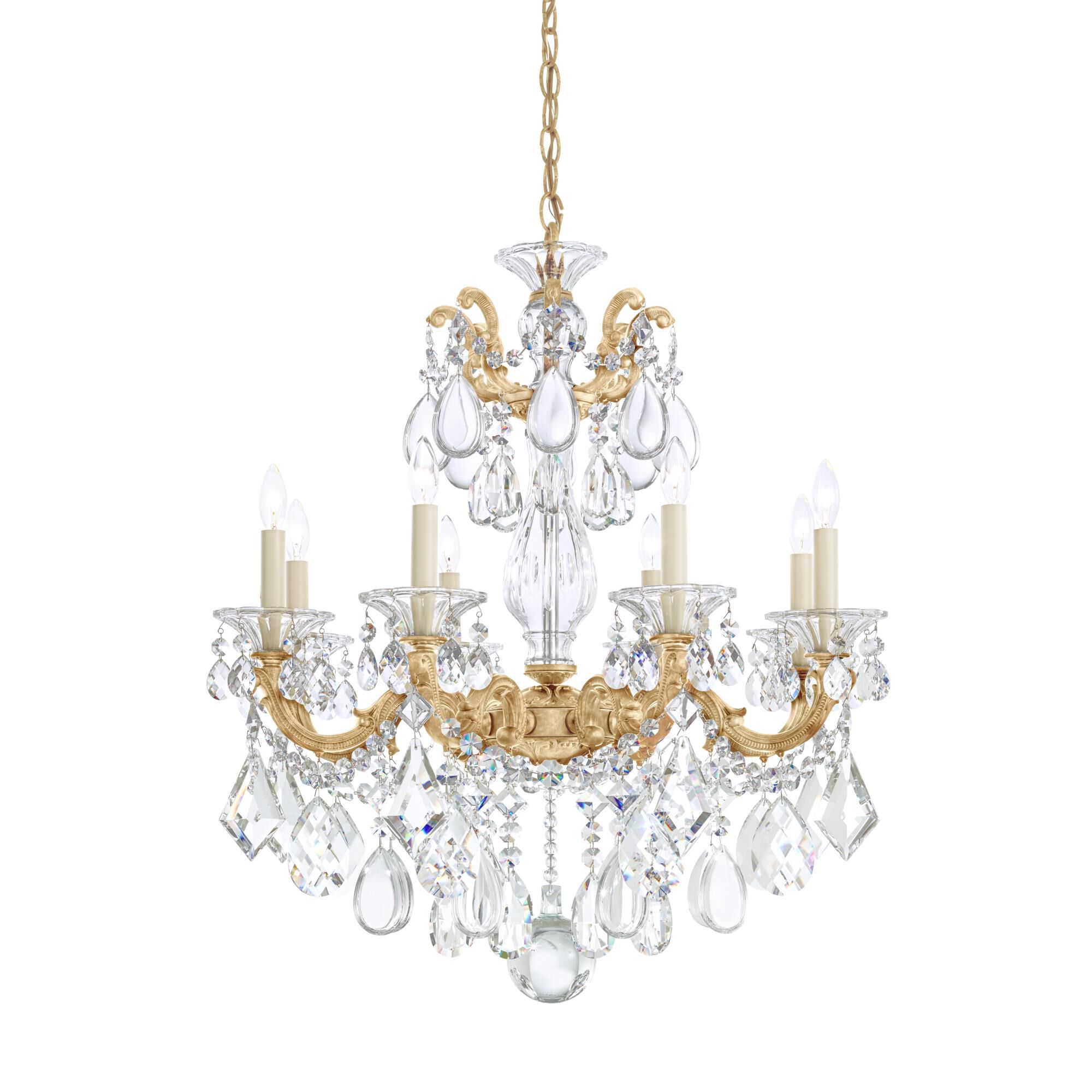 La Scala 25 Inch 8 Light Chandelier by Schonbek