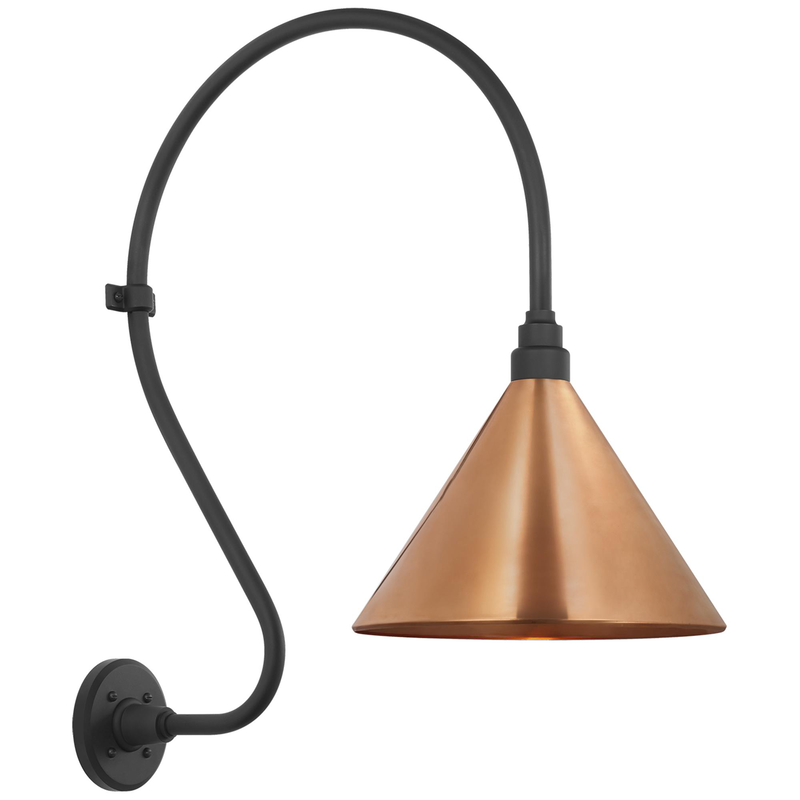 Thomas O'Brien Academy Barn Light 27 Inch Outdoor Wall Light by Visual Comfort Signature Collection