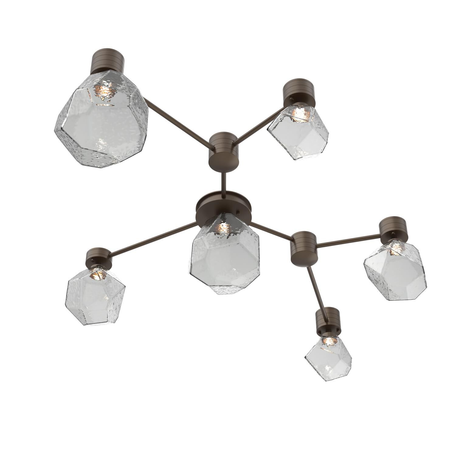 Levi Wilson Gem 38 Inch Semi Flush Mount by Hammerton Studio