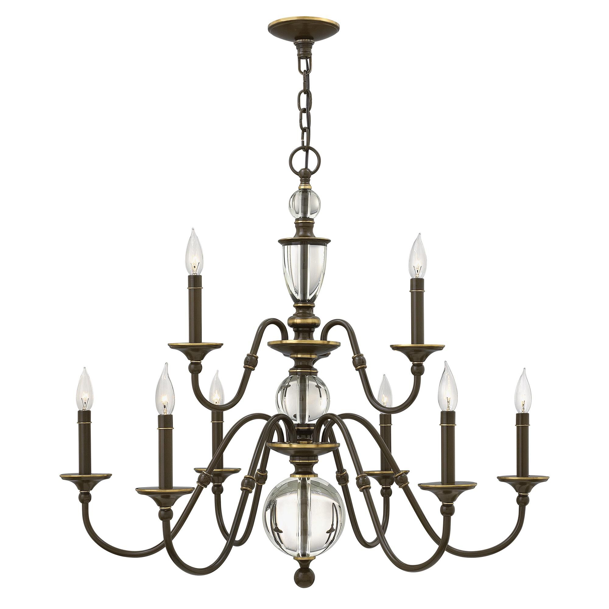 Eleanor 35 Inch Chandelier,