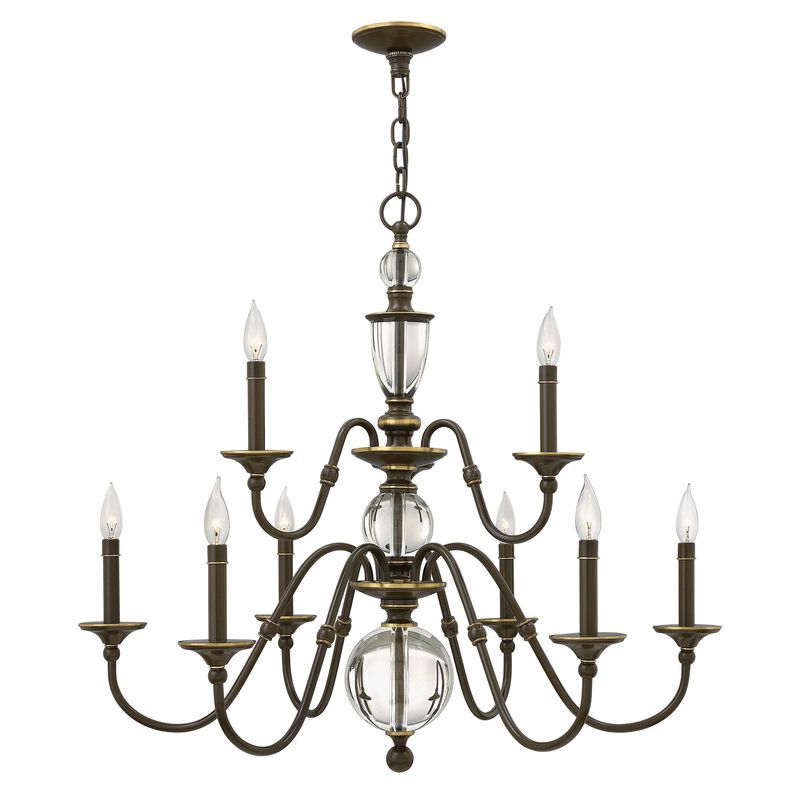 Eleanor 35 Inch Chandelier by Hinkley