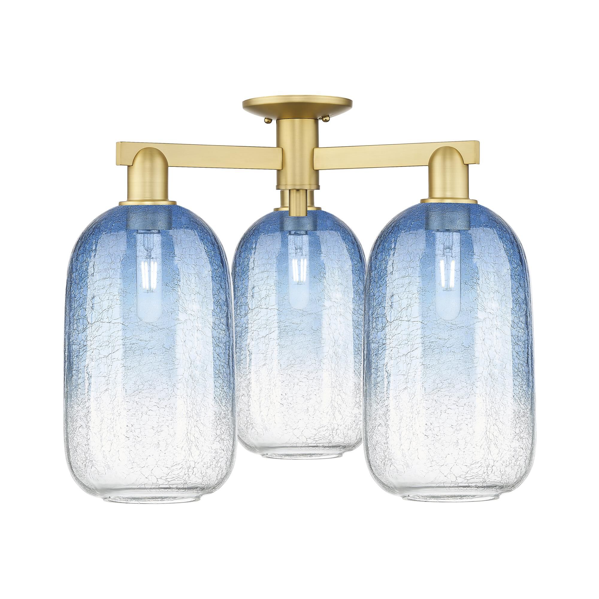 Bruno Marashlian Brookhaven Cloche 25 Inch Semi Flush Mount by Innovations Lighting