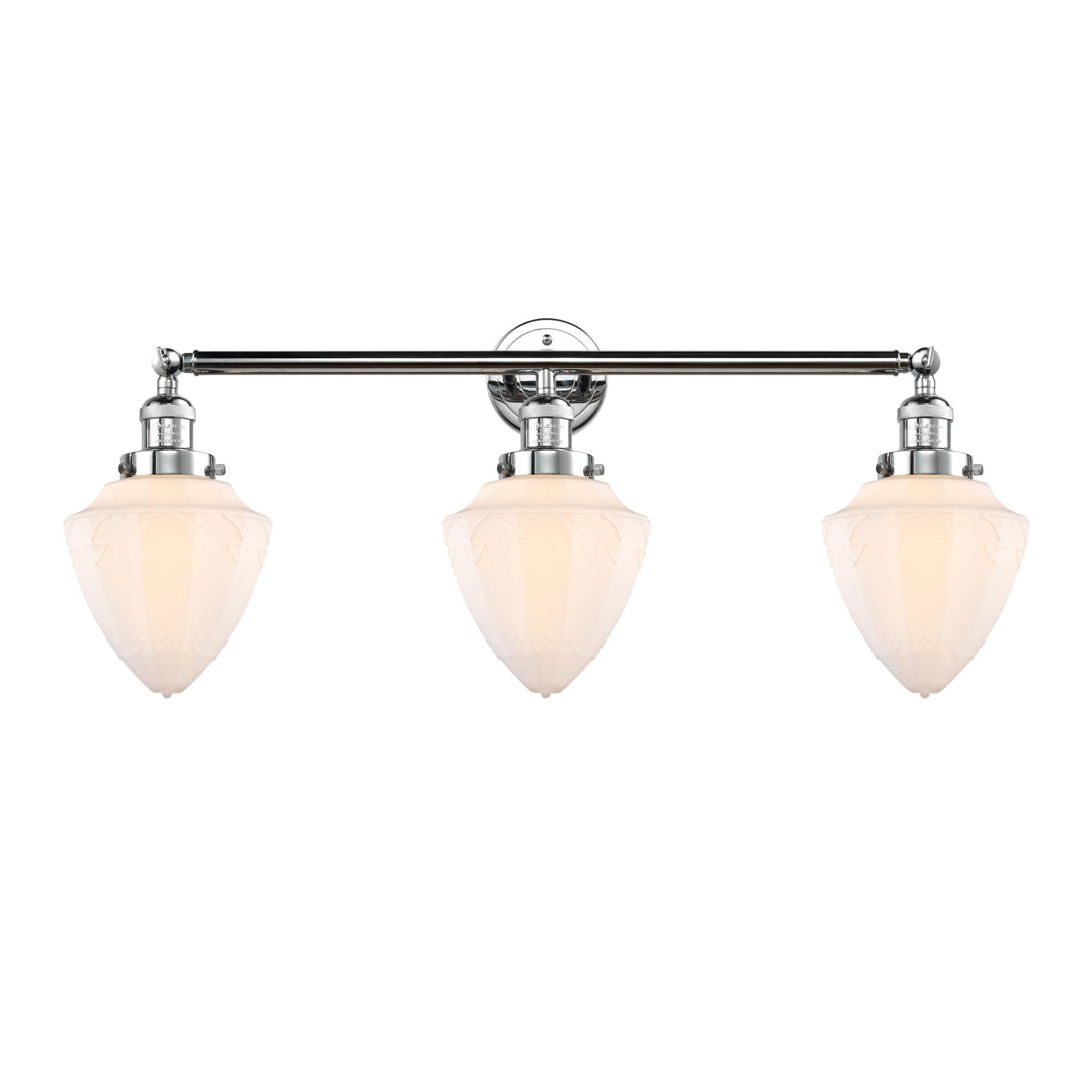 Bruno Marashlian Bullet 33 Inch 3 Light Bath Vanity Light by Innovations Lighting