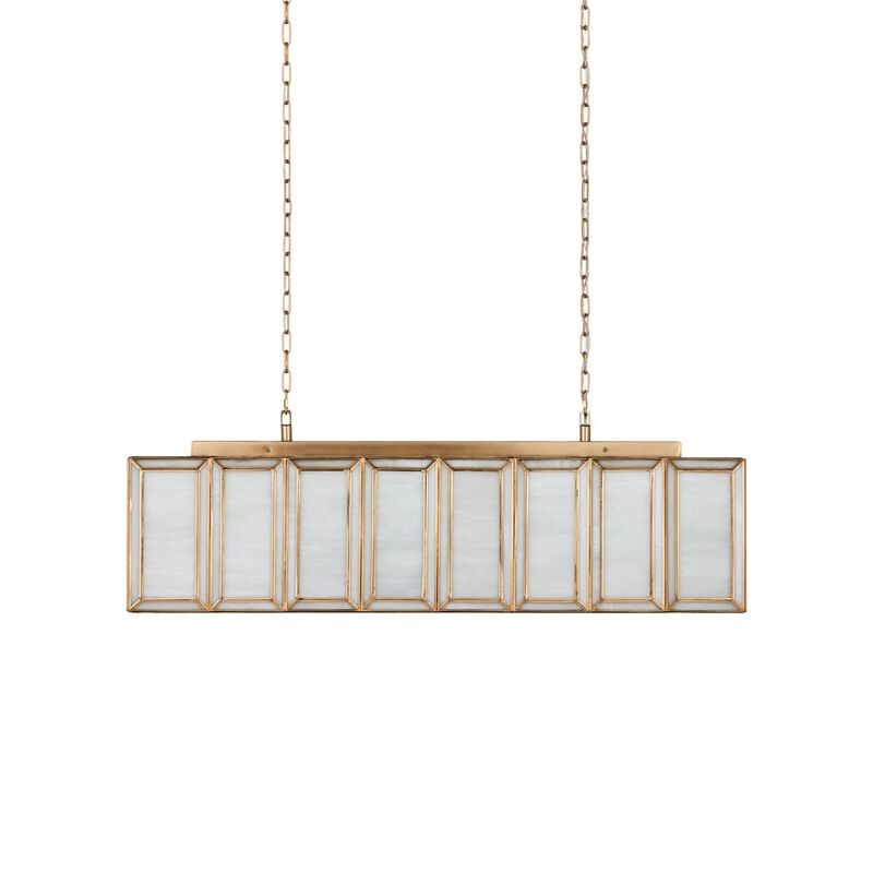 Daze 40 Inch Linear Suspension Light by Currey and Company