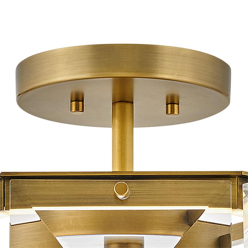 Jolie 19 Inch 1 Light LED Semi Flush Mount by Fredrick Ramond