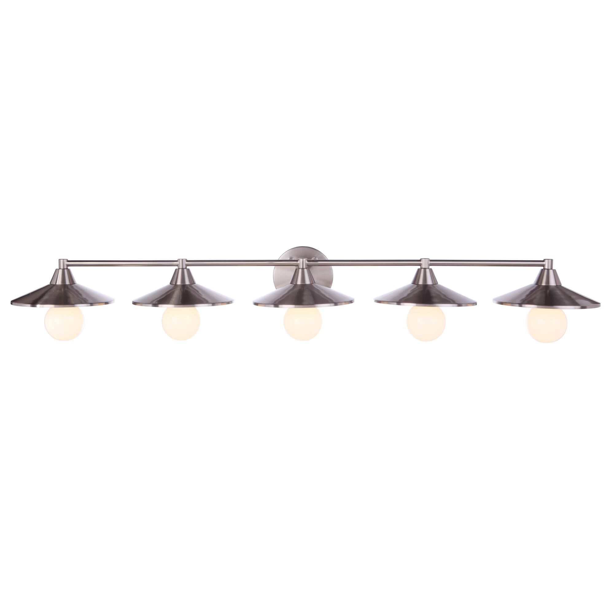Isaac 46 Inch 5 Light Bath Vanity Light by Craftmade