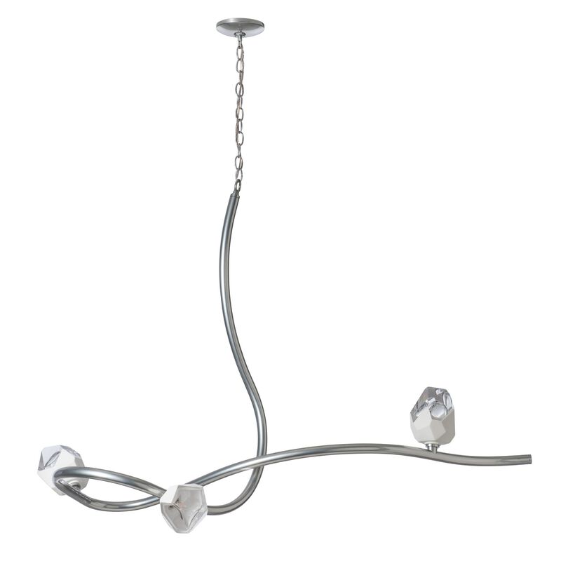 Glacier 22 Inch 3 Light Multi Light Pendant by Hubbardton Forge