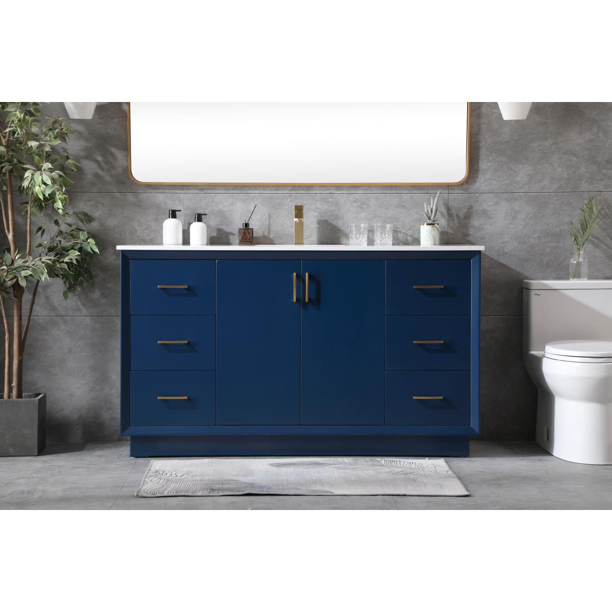 Hayes 60 Inch Bath Vanity by Elegant Decor