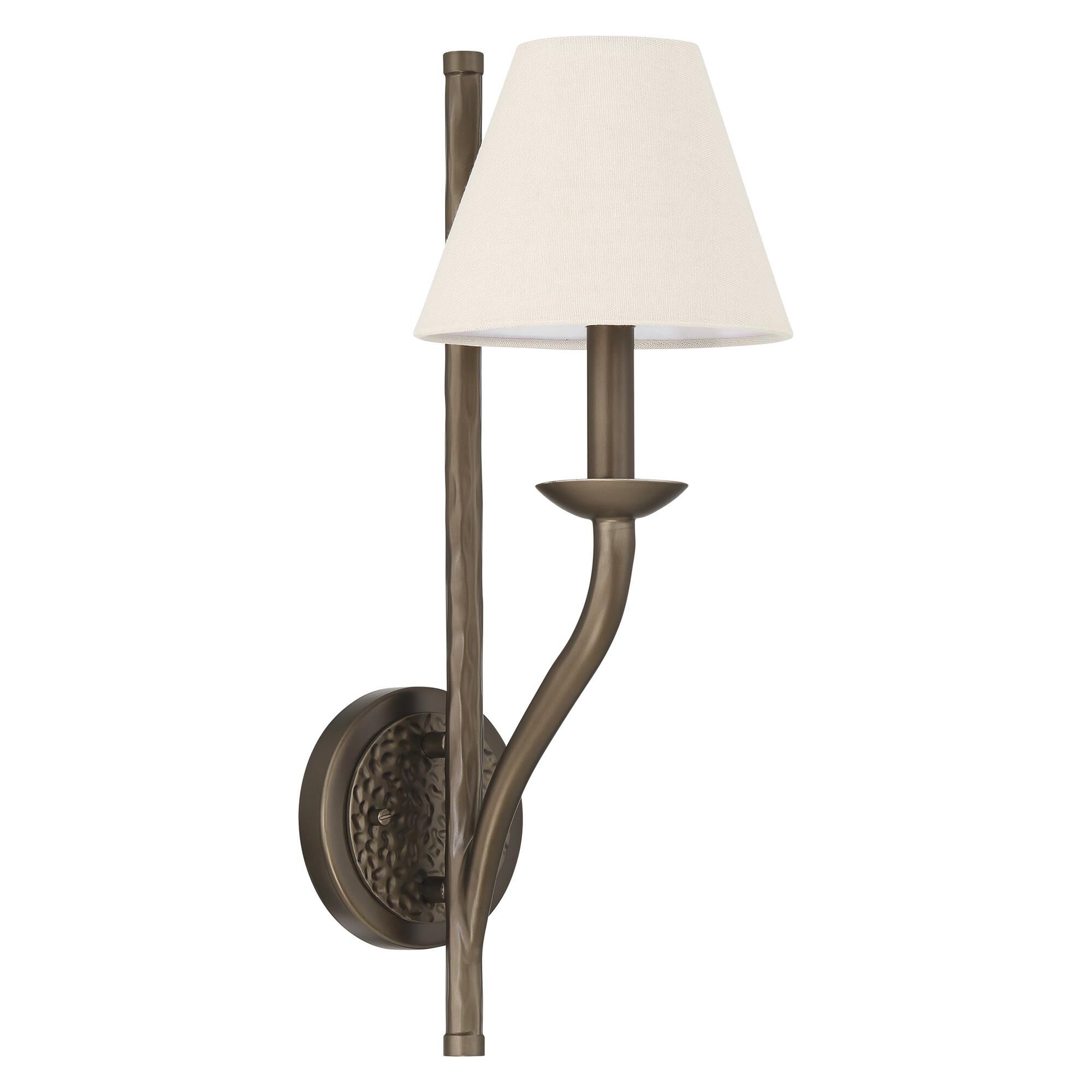 Shown in Forged Bronze finish and Natural shade