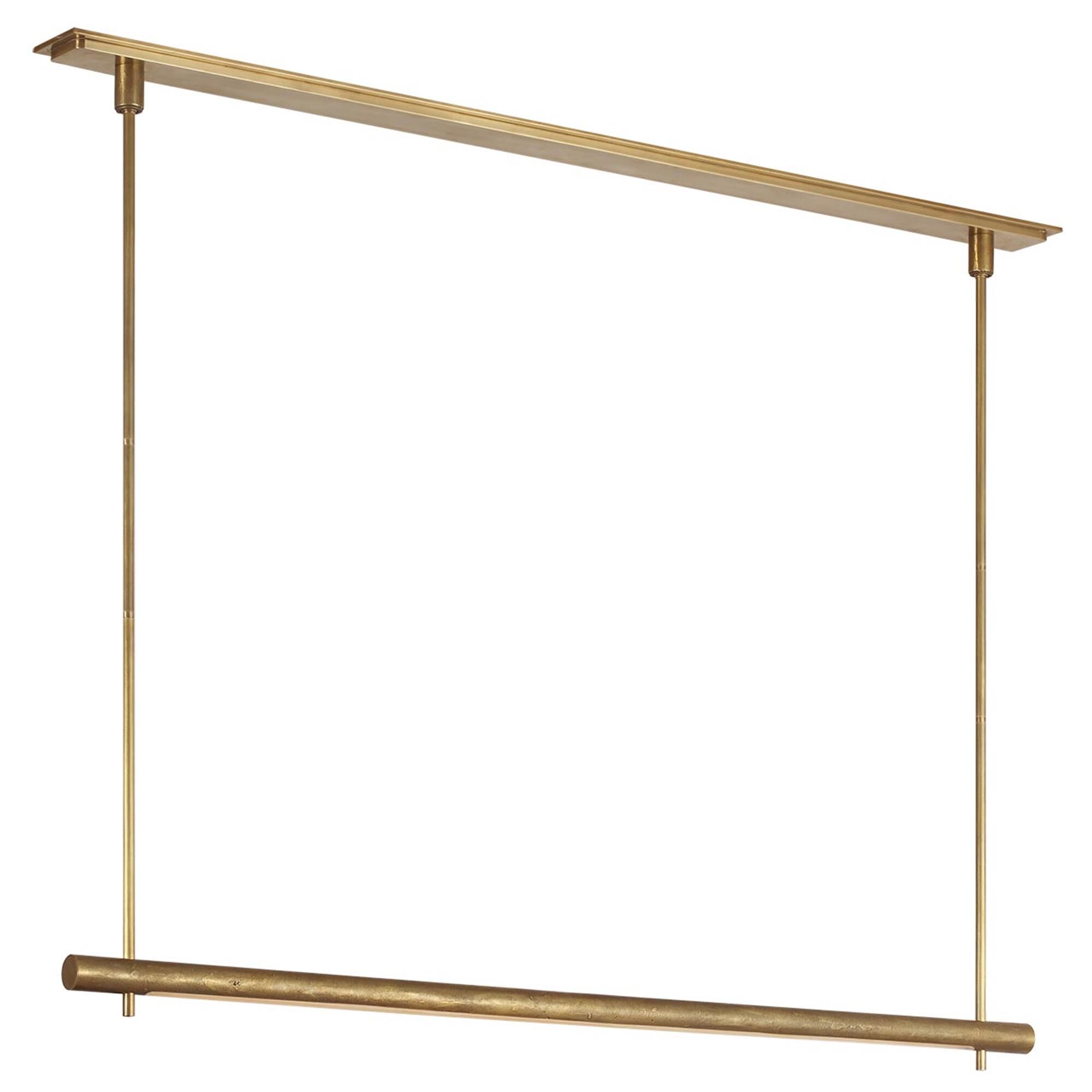 Shown in Museum Brass finish and Nova Frost glass