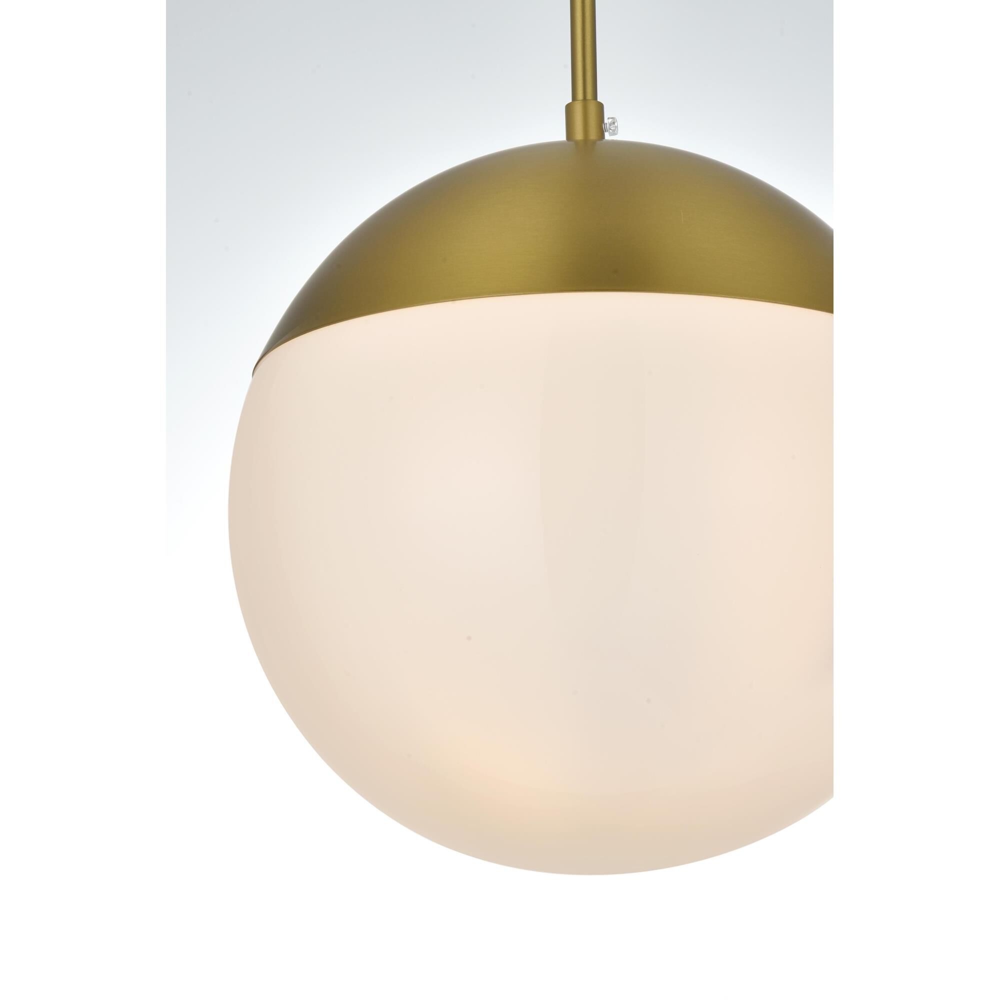 Shown in Satin Gold And Frosted White finish