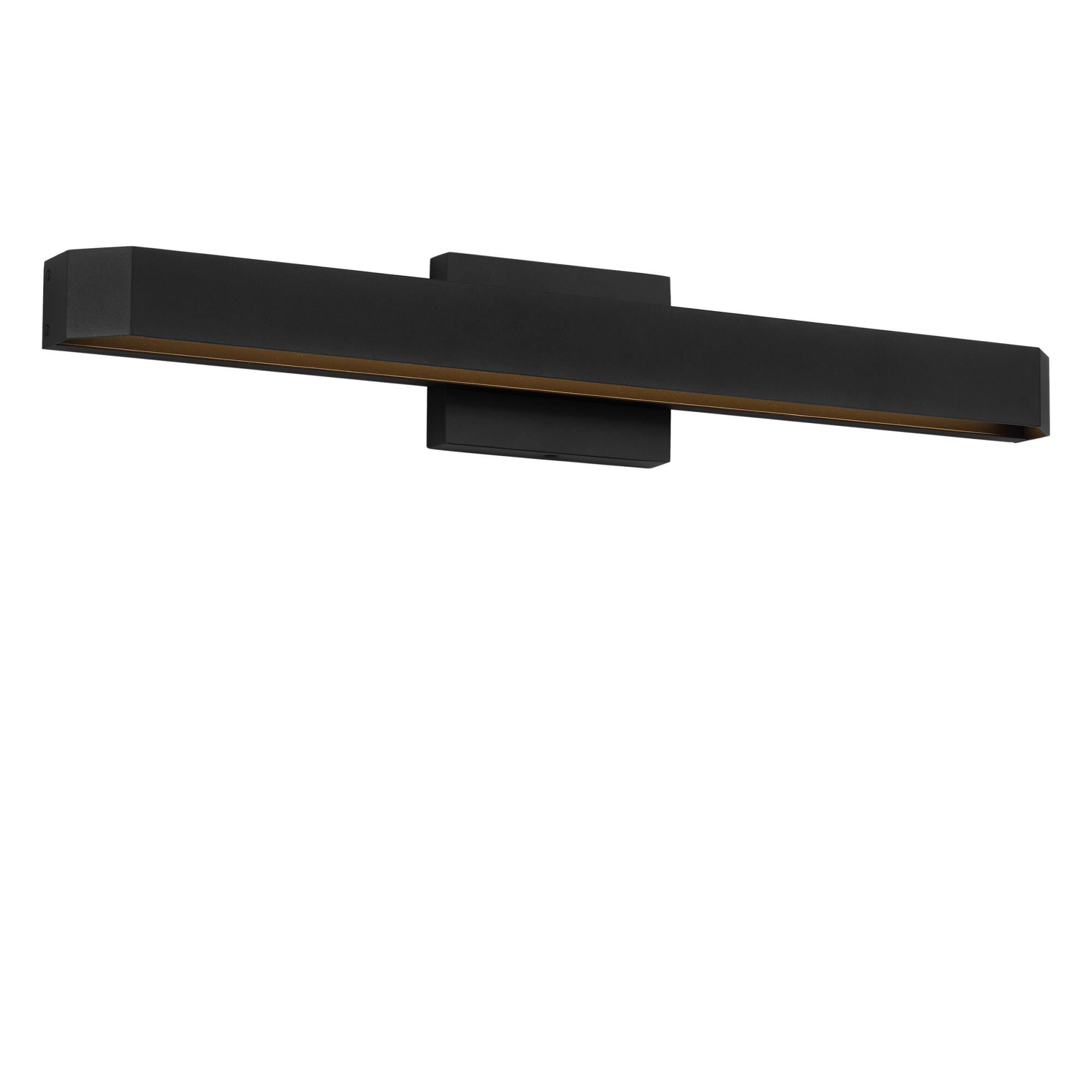 Shown in Textured Black finish and Etched Acrylic shade