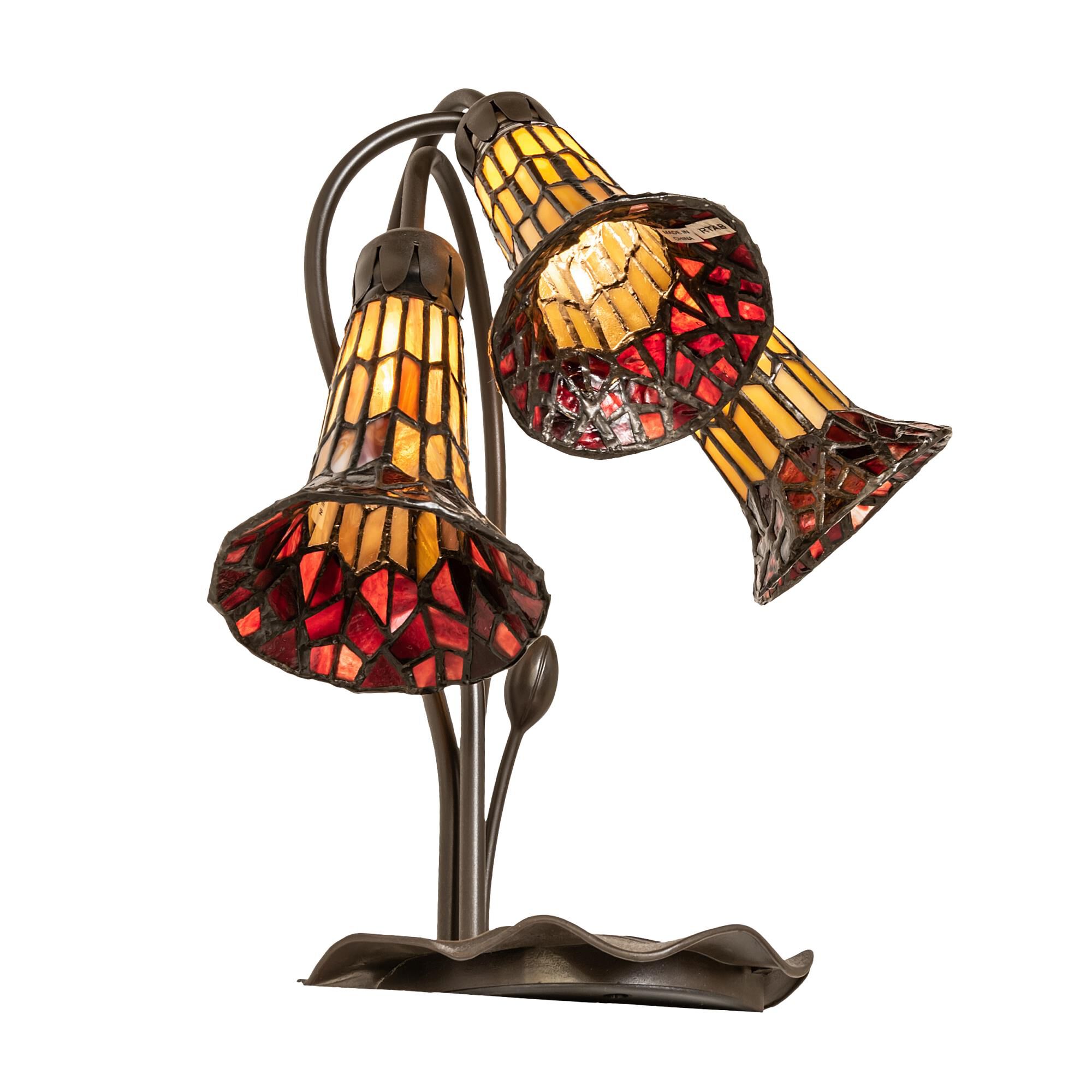 Shown in Mahogany Bronze finish and Ruby;Amber /Acrylic glass