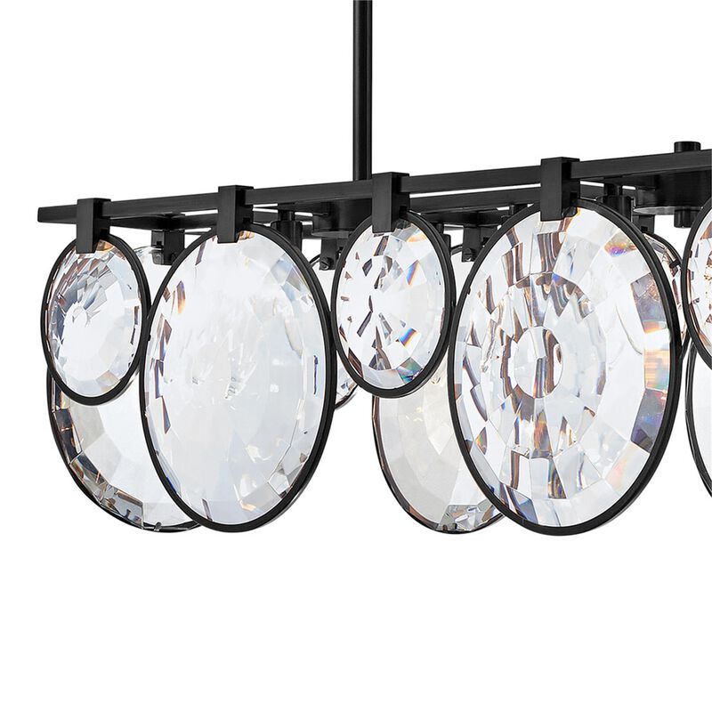 Nala 49 Inch 8 Light LED Linear Suspension Light by Fredrick Ramond