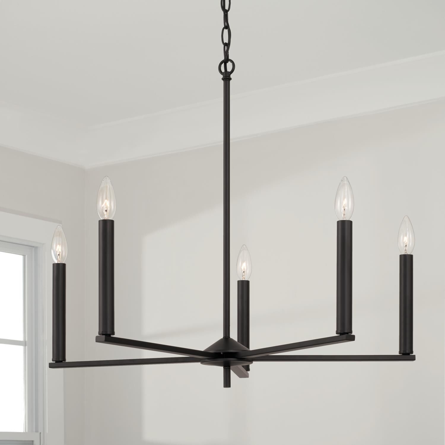 Portman 27 Inch 5 Light Chandelier by Homeplace by Capital Lighting Fixture Company